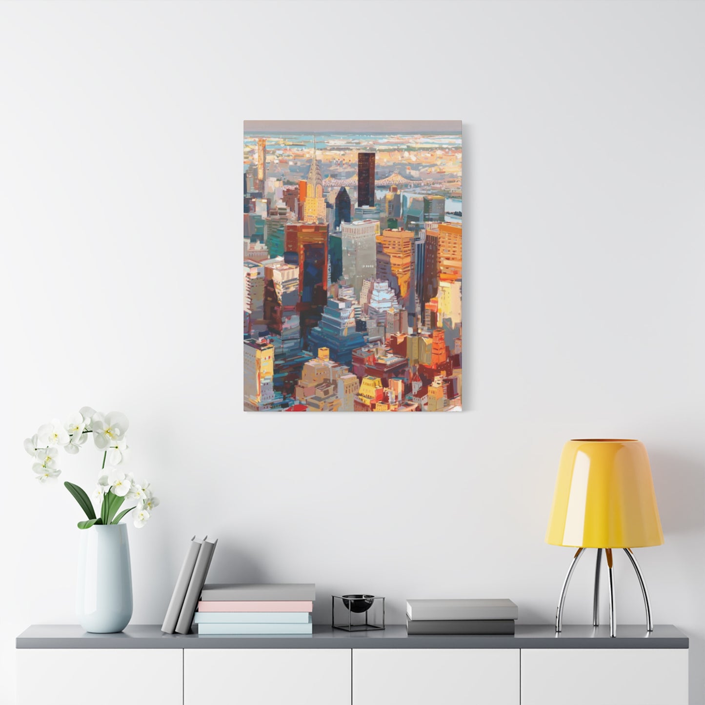 Manhattan City Skyline NYC Skylines Wall Art & Canvas Prints