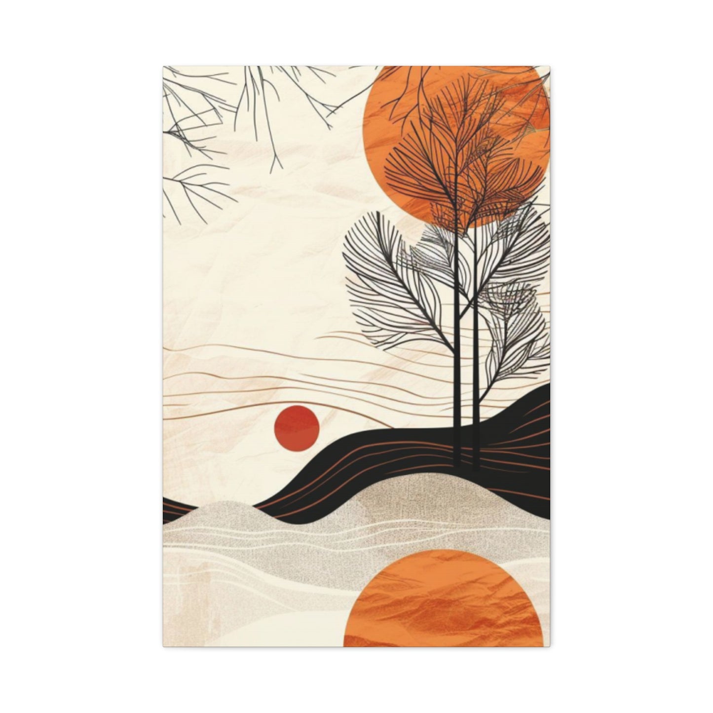 Minimalist Art Nouveau Landscape Modernism Wall Art & Canvas Prints