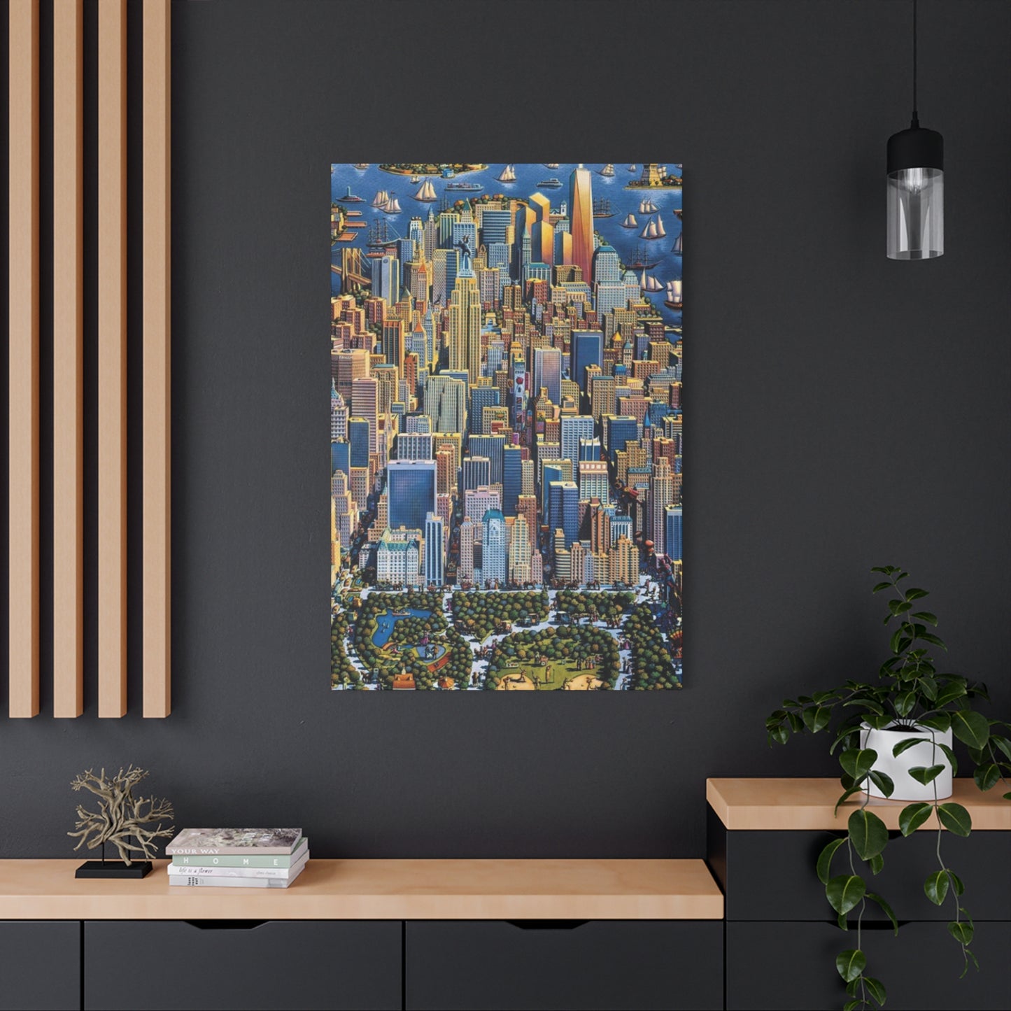 Manhattan Central Park New York City Skyline Wall Art & Canvas Prints