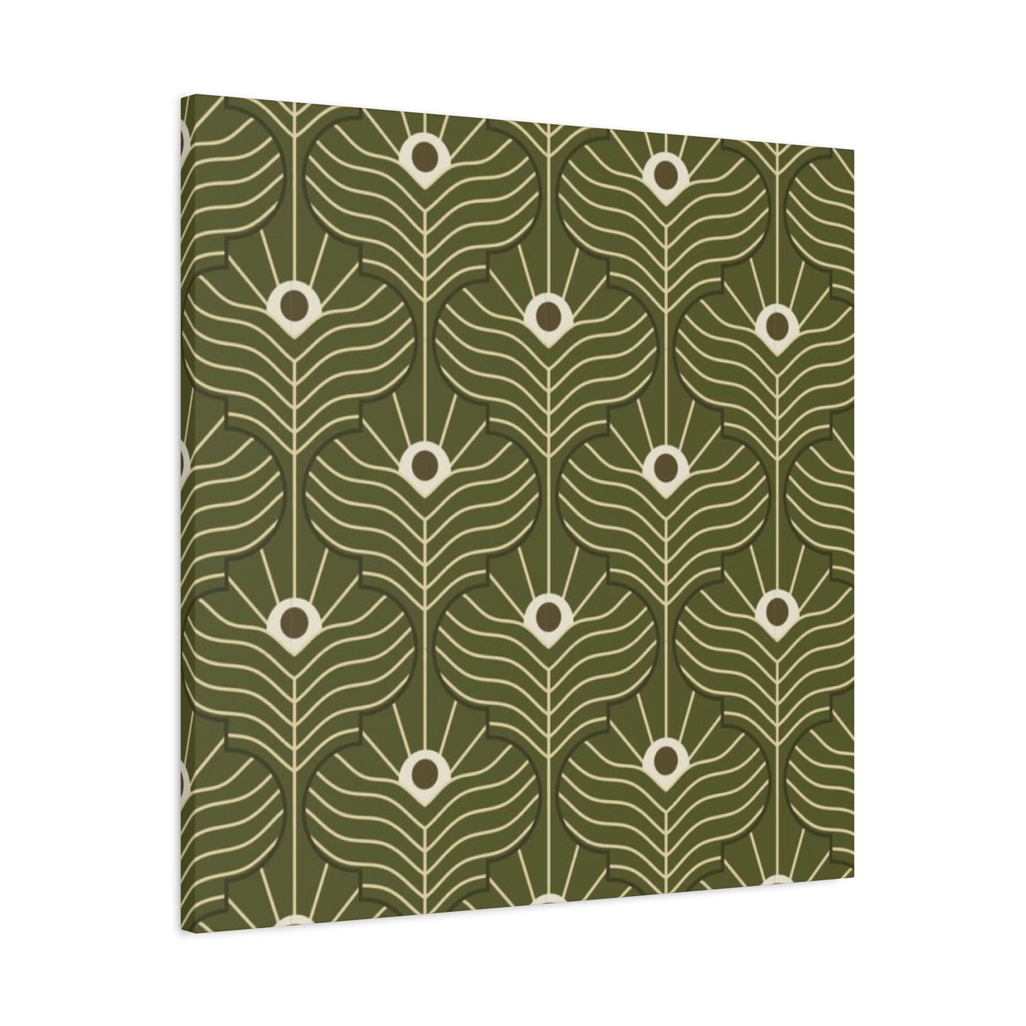 Green Pattern In Moroccan Wall Art & Canvas Prints