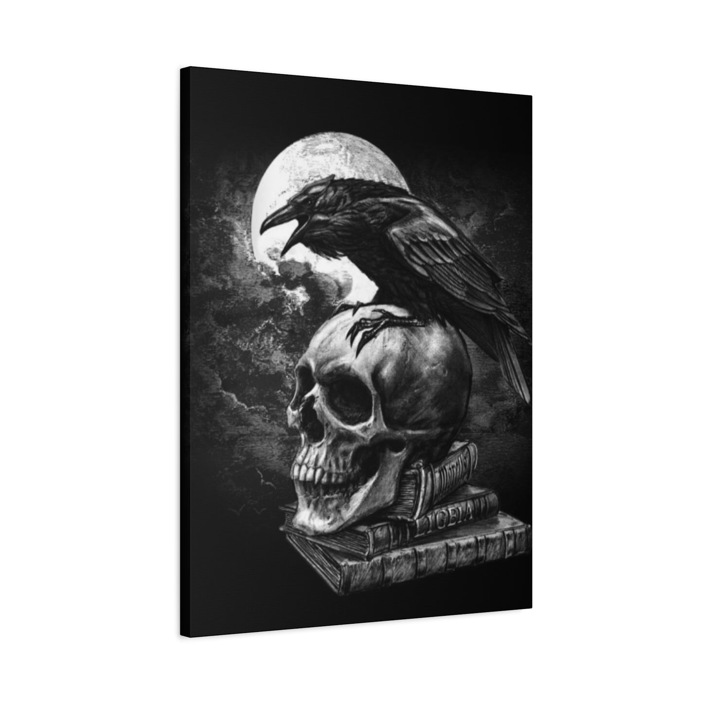 Scary Crow Skull Wall Art & Canvas Prints