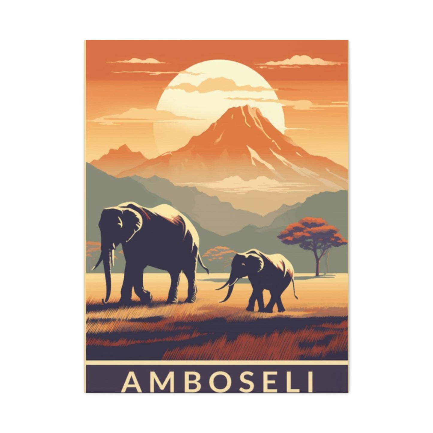 Amboseli National Park Wall Art & Canvas Prints