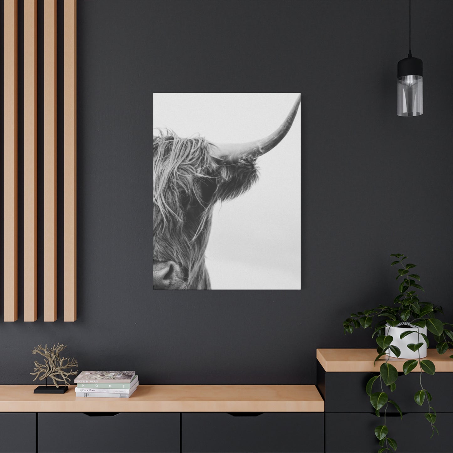 Wild Hairy Bull Longhorn Wall Art & Canvas Prints