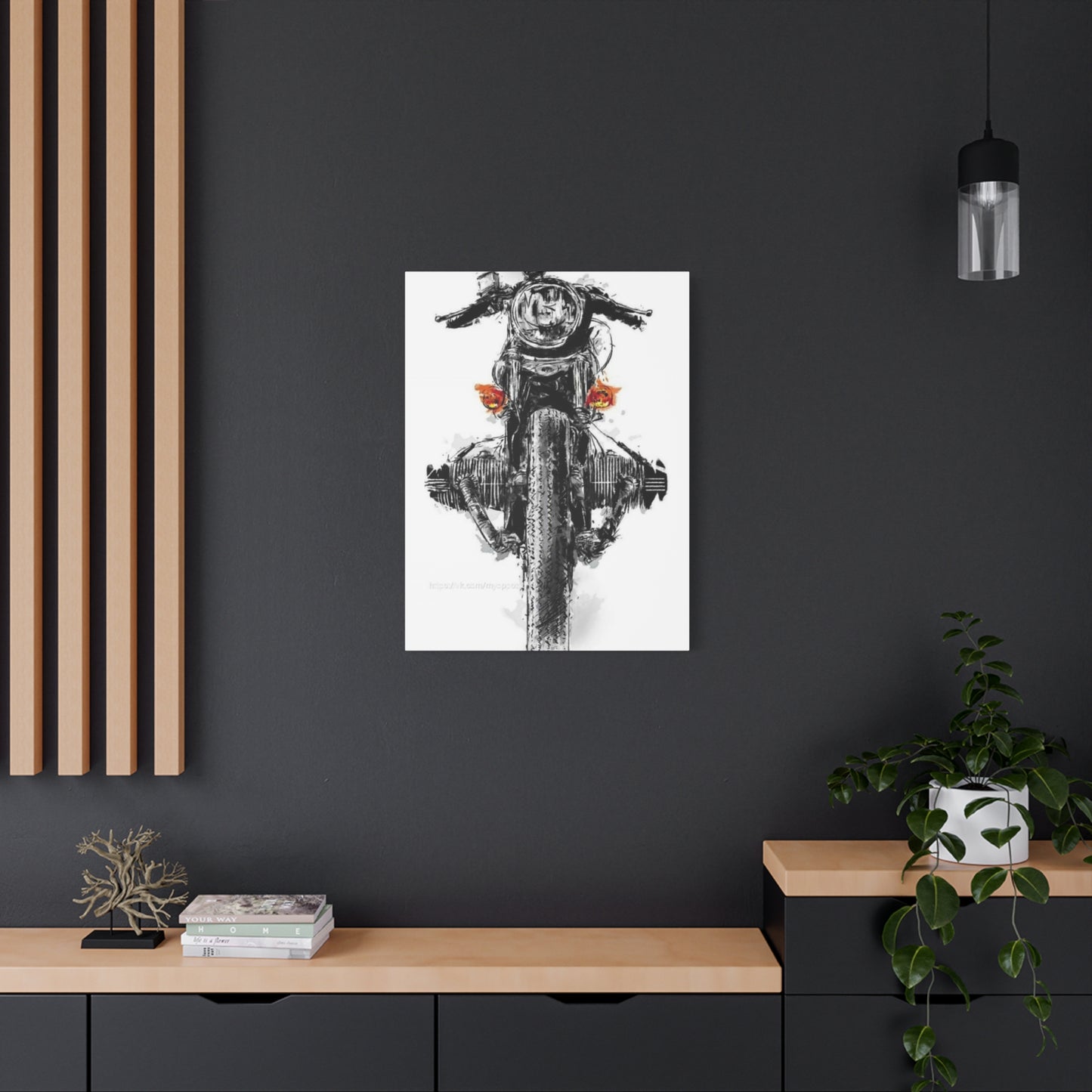 Boxer Engine Bike Poster Motorcycle Wall Art & Canvas Prints