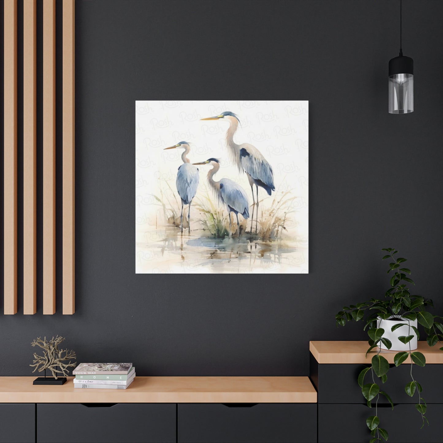 Three Herons Wall Art & Canvas Prints