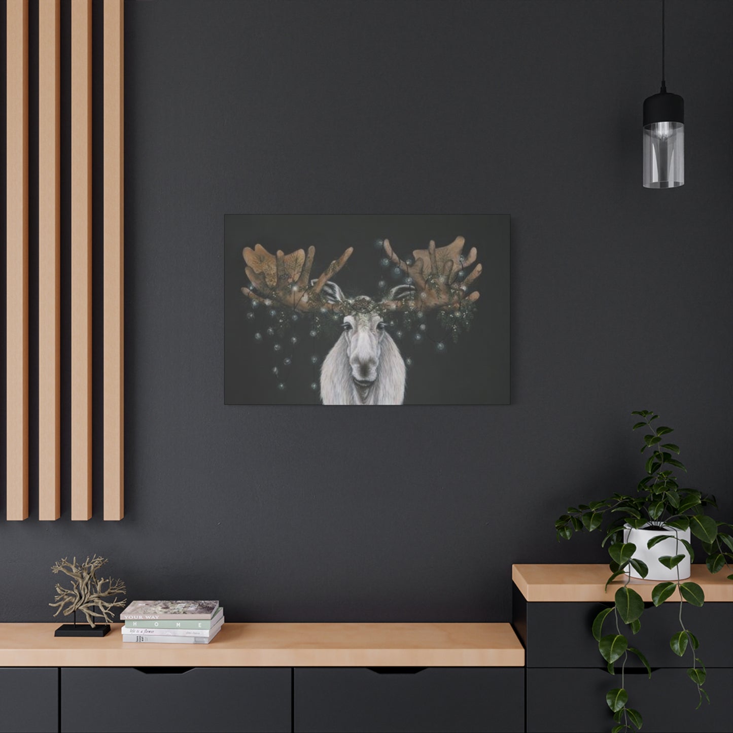 Reindeer Decorated Wall Art & Canvas Prints