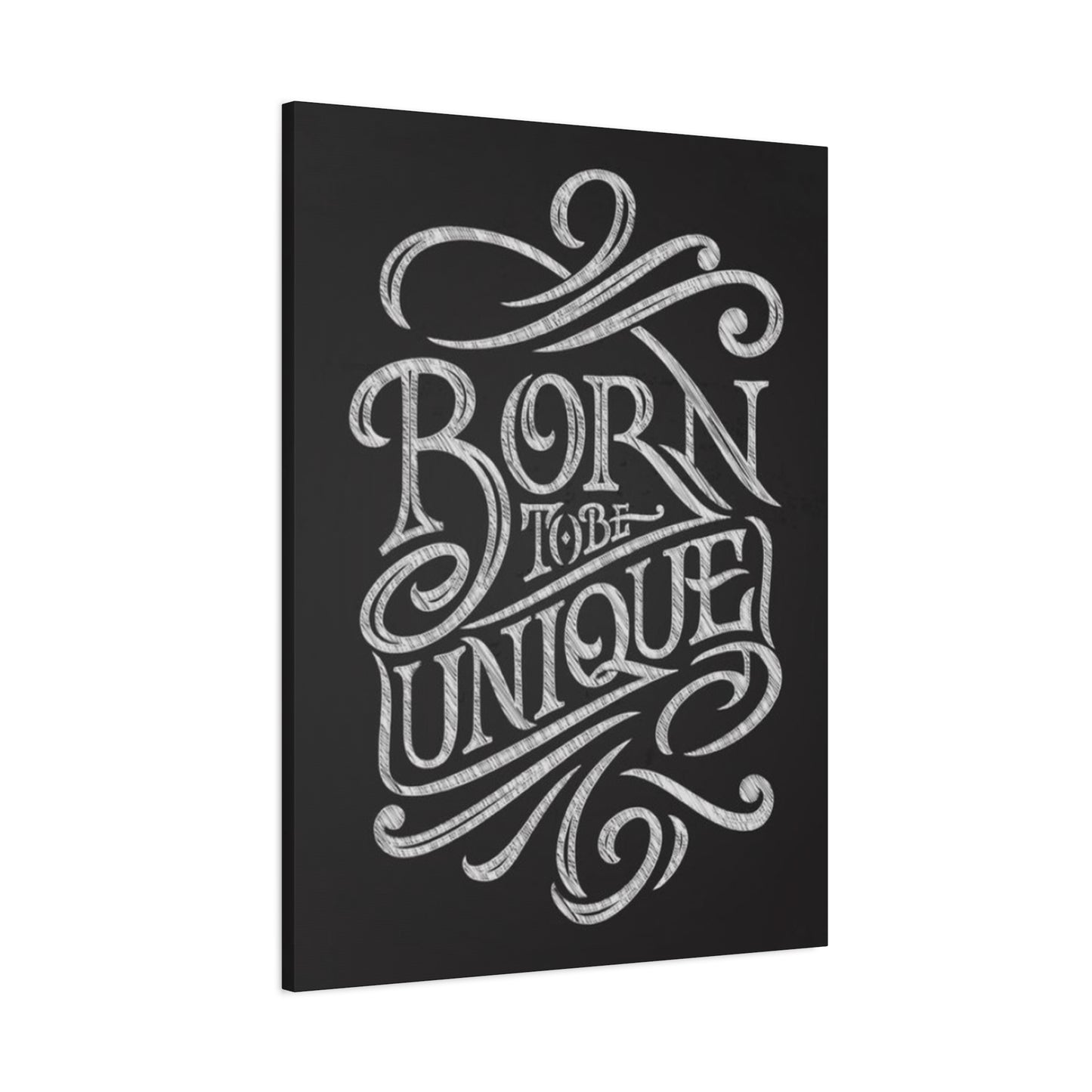 Born Unique Chalkboard Wall Art & Canvas Prints