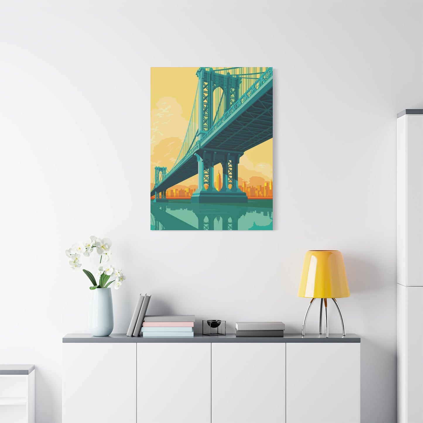 Manhattan Bridge Of New York City Wall Art & Canvas Prints