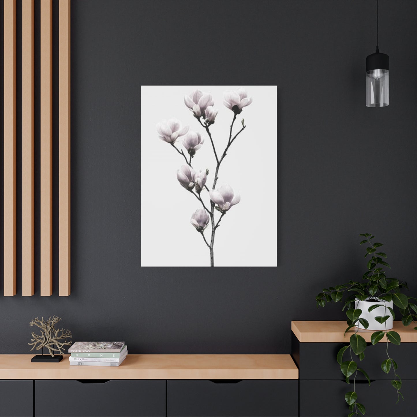 Beautiful Pink Magnolia Flower Wall Art & Canvas Prints