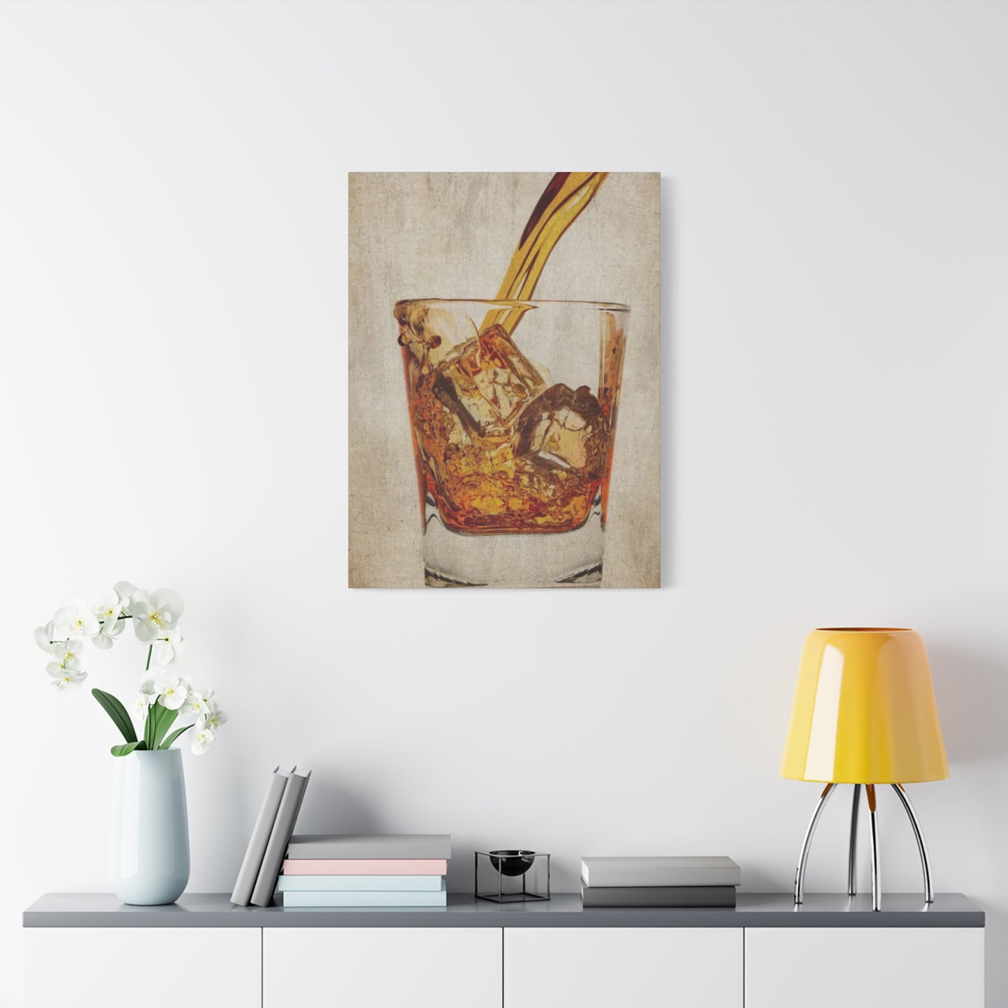 Whiskey Pouring Man Cave Decor Wall Art & Canvas Prints