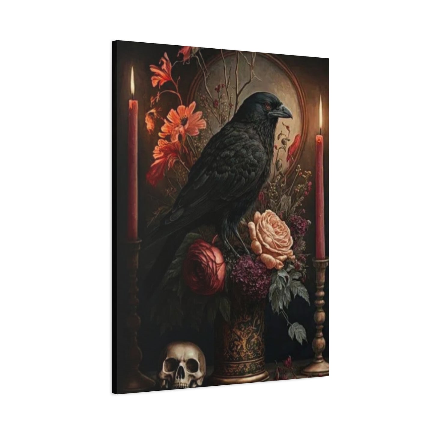 Scary Crow Halloween Wall Art & Canvas Prints