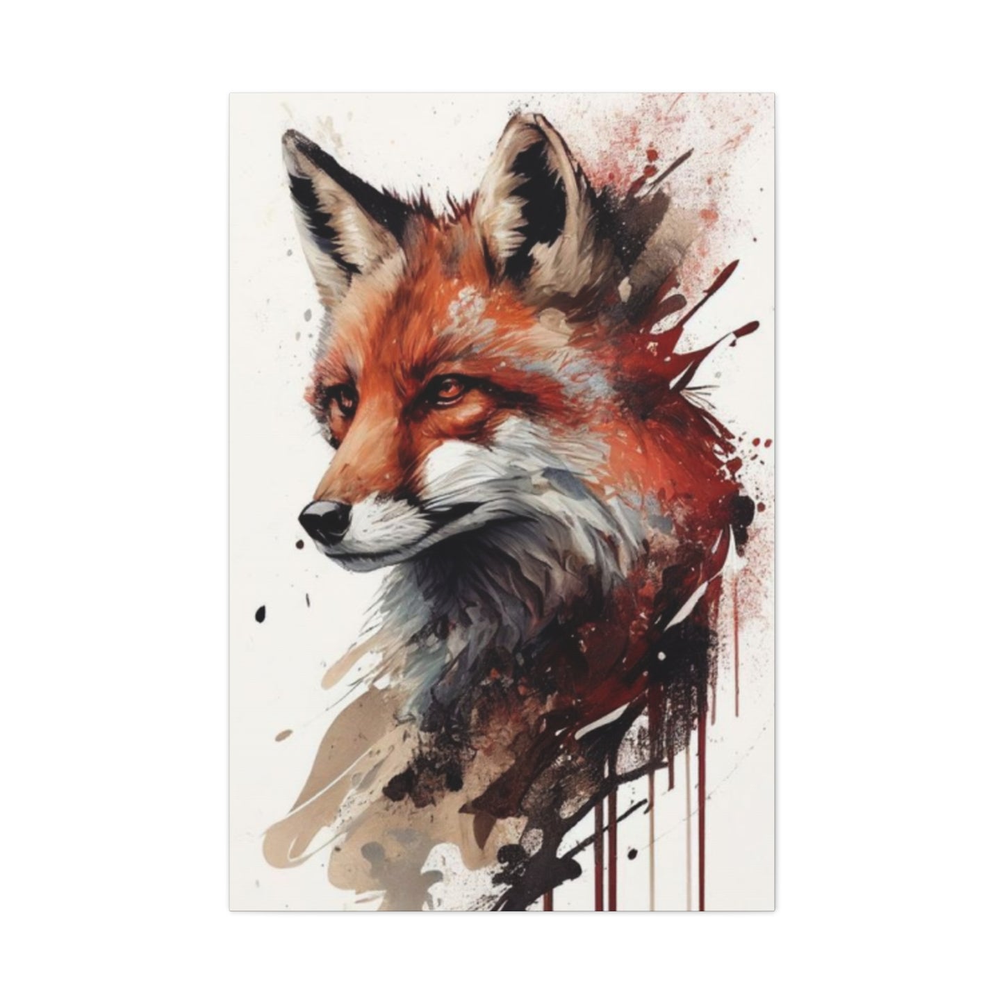 The Abstract Red Fox Wall Art & Canvas Prints