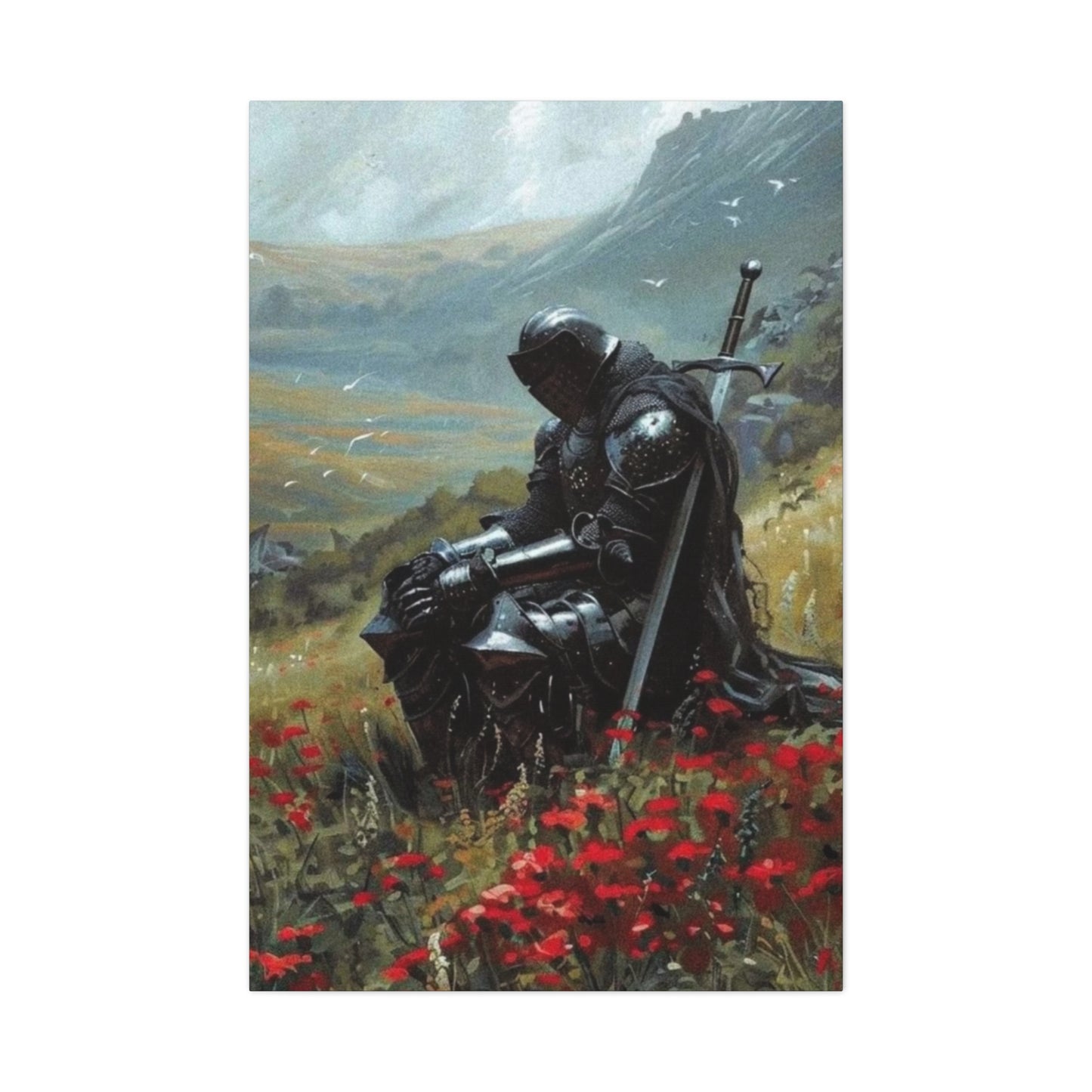 Alone Warrior Wall Art & Canvas Prints