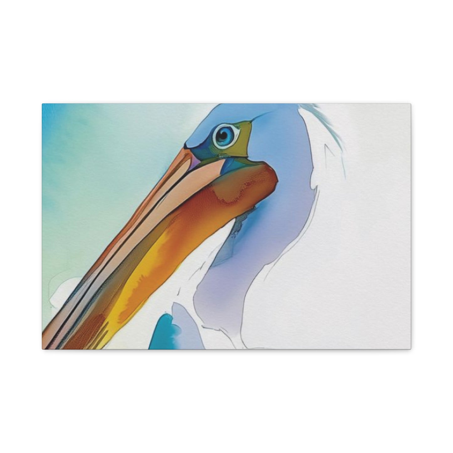 Pelican Colorful Painting Wall Art & Canvas Prints