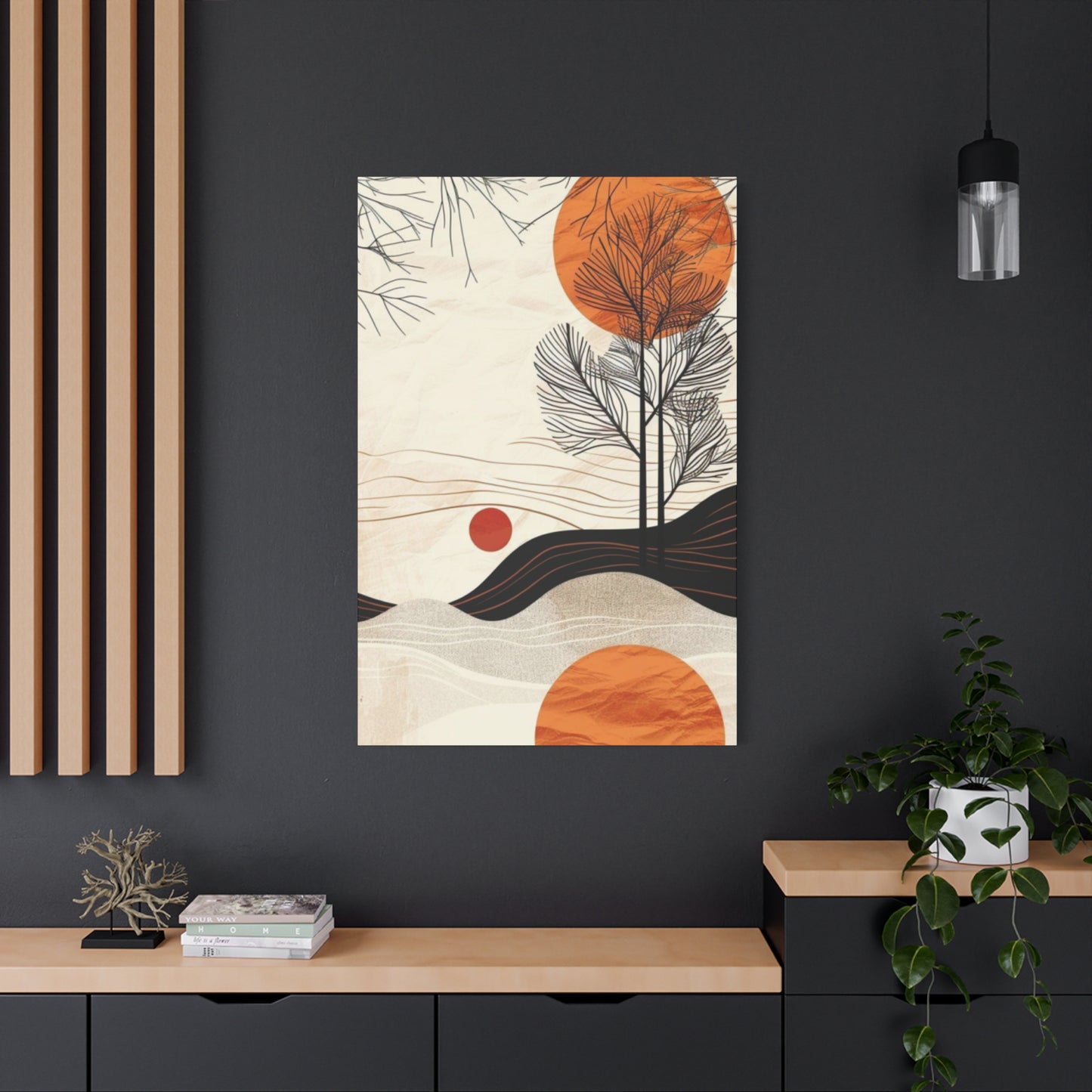 Minimalist Art Nouveau Landscape Modernism Wall Art & Canvas Prints