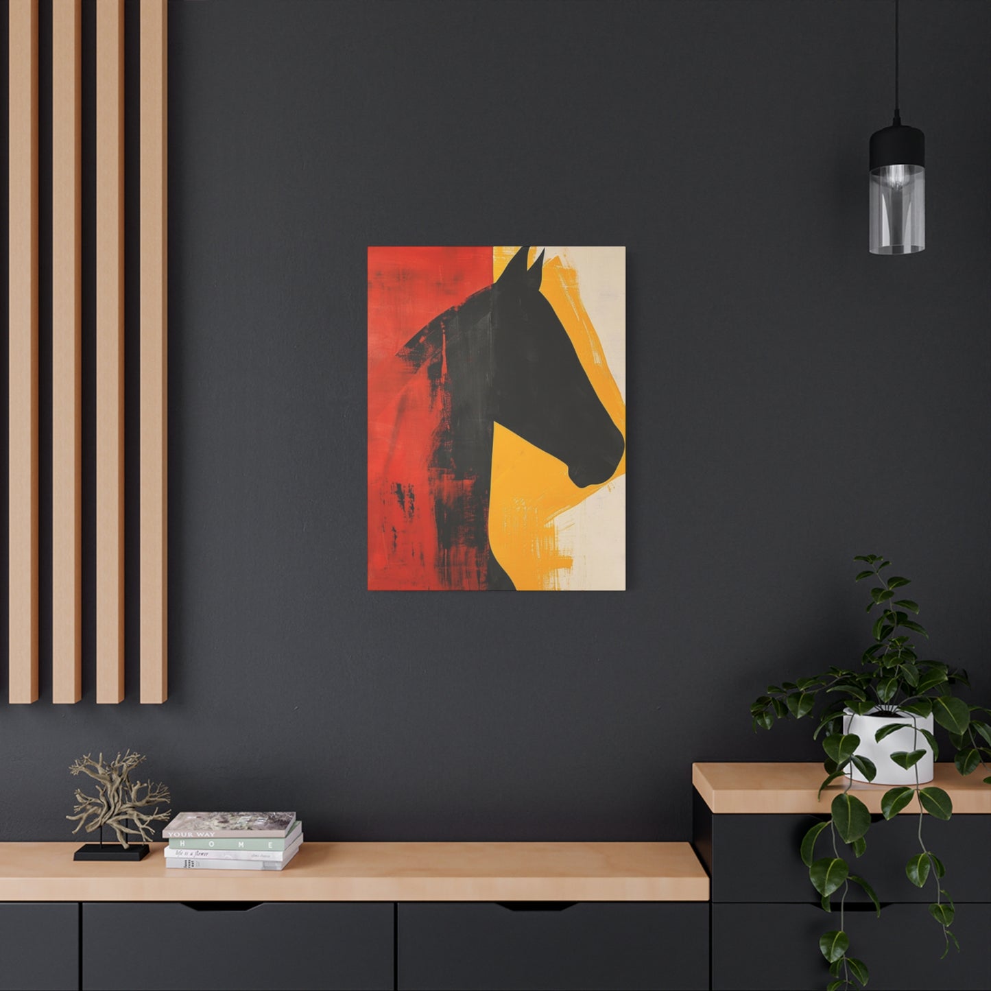 Horse Face Modernism Wall Art & Canvas Prints