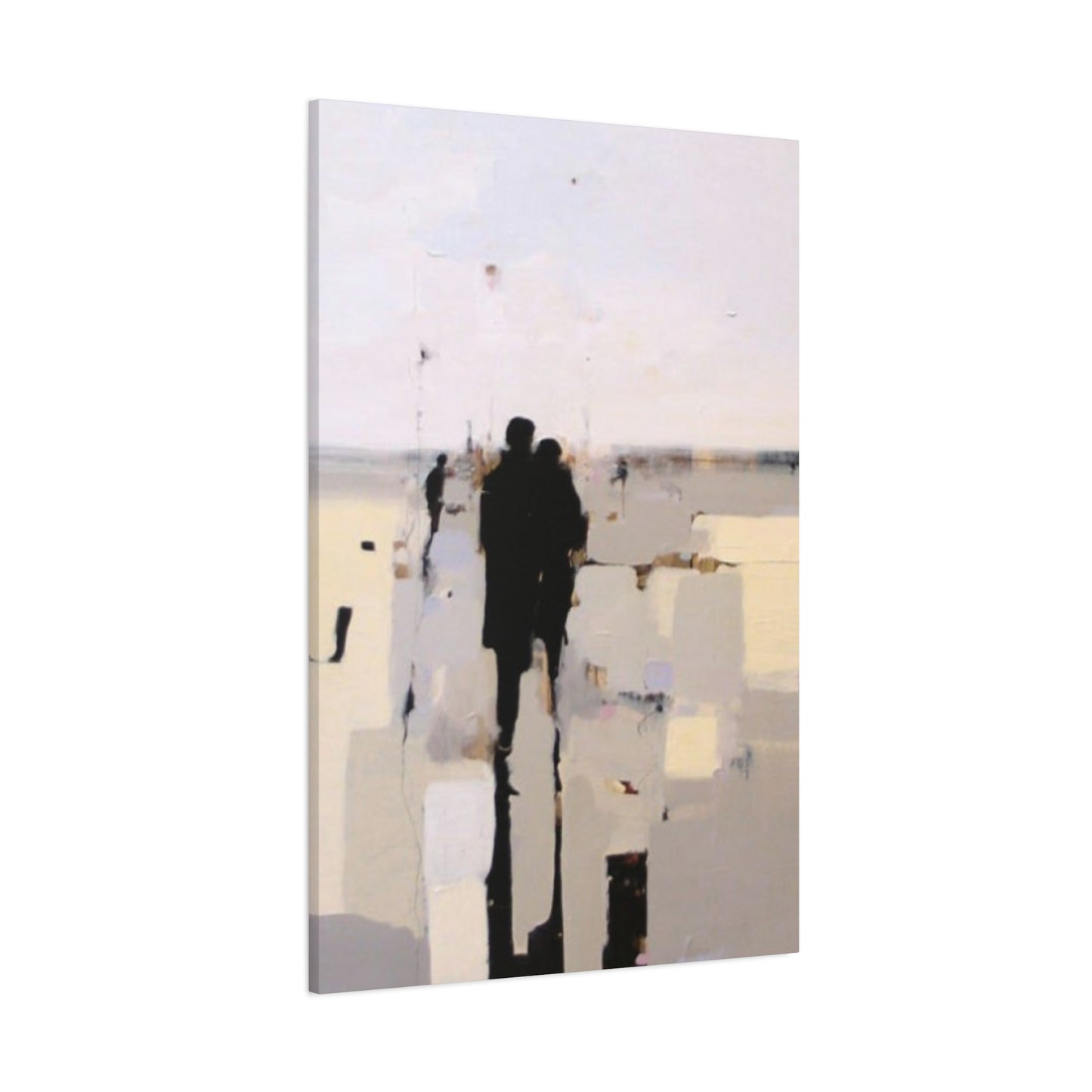 Couple Oil Painting Modernism Wall Art & Canvas Prints