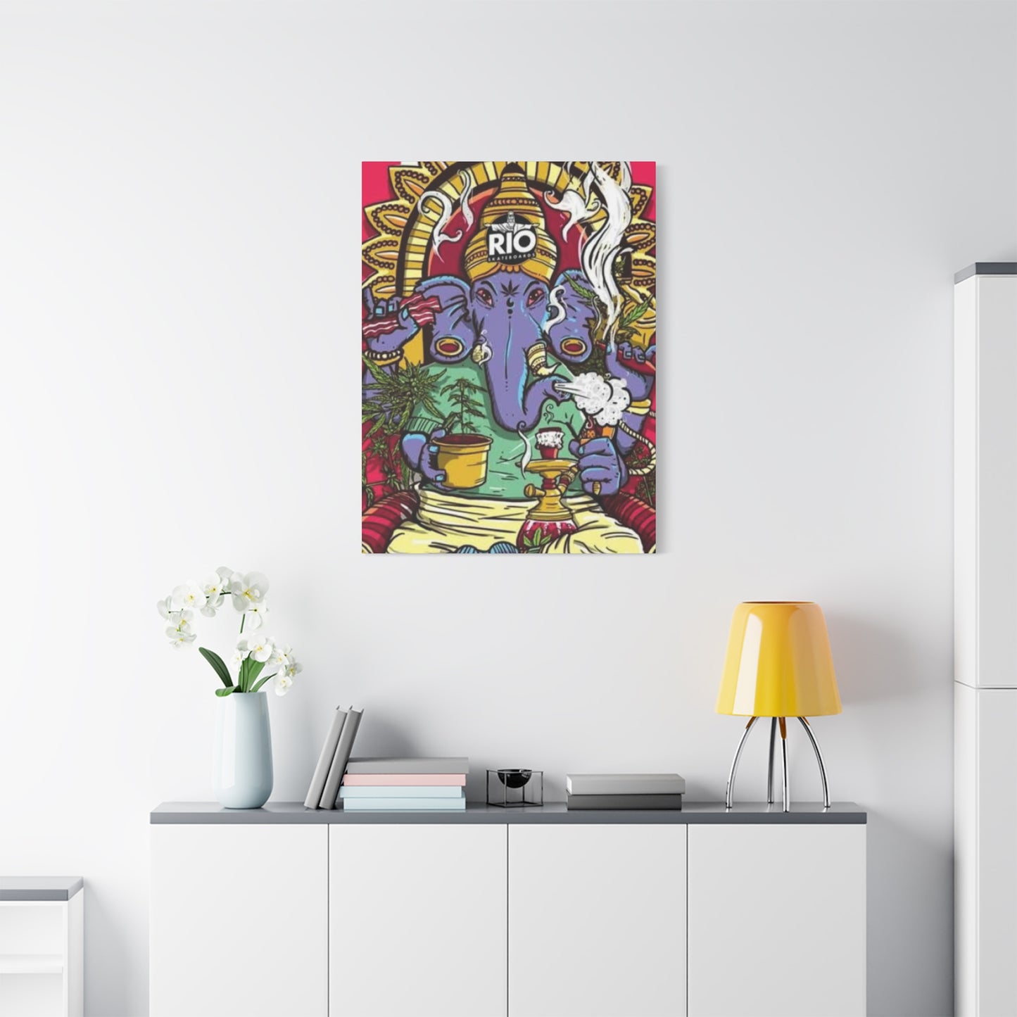 Hukkah Poster Marijuana Wall Art & Canvas Prints