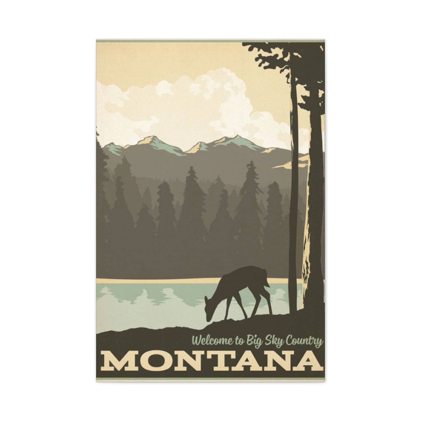 Montana The National Park Wall Art & Canvas Prints