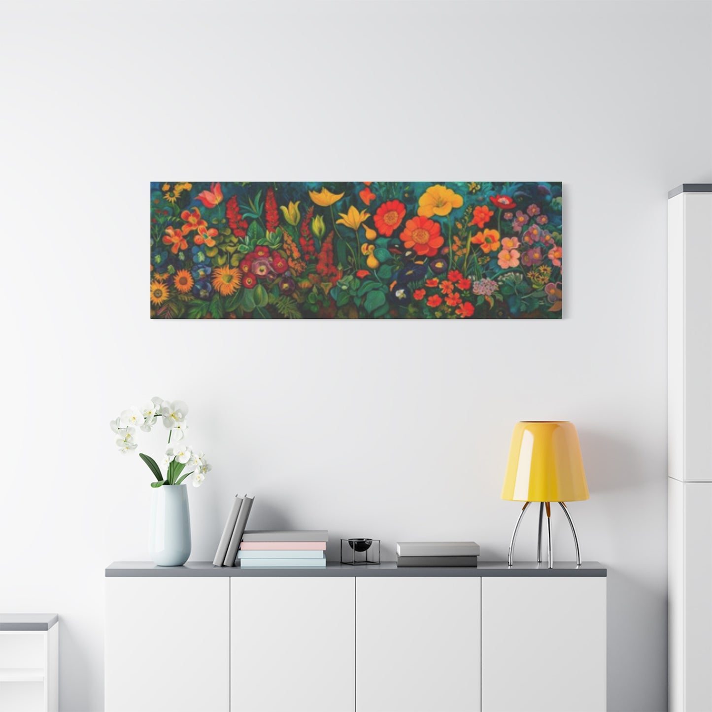 Flower Painting Panoramas Wall Art & Canvas Prints