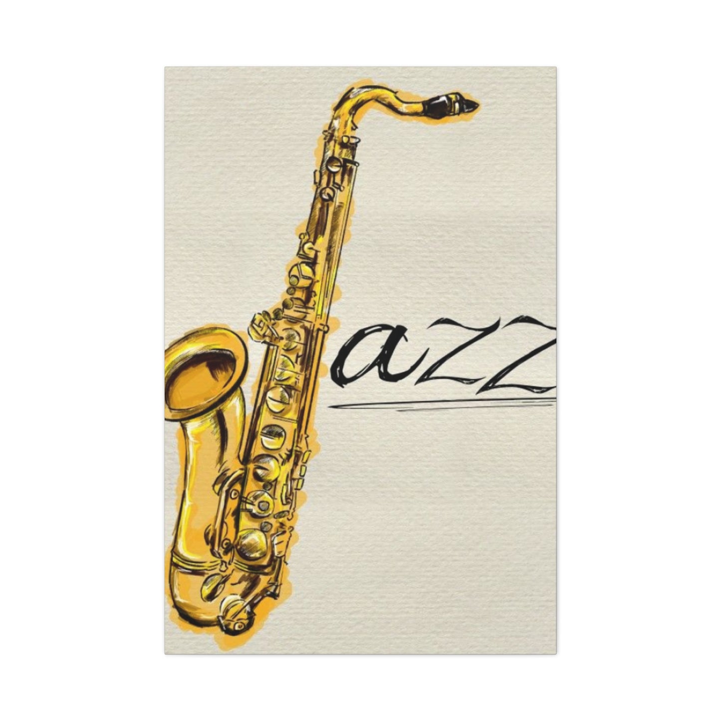 Saxophone Painting Jazz Wall Art & Canvas Prints