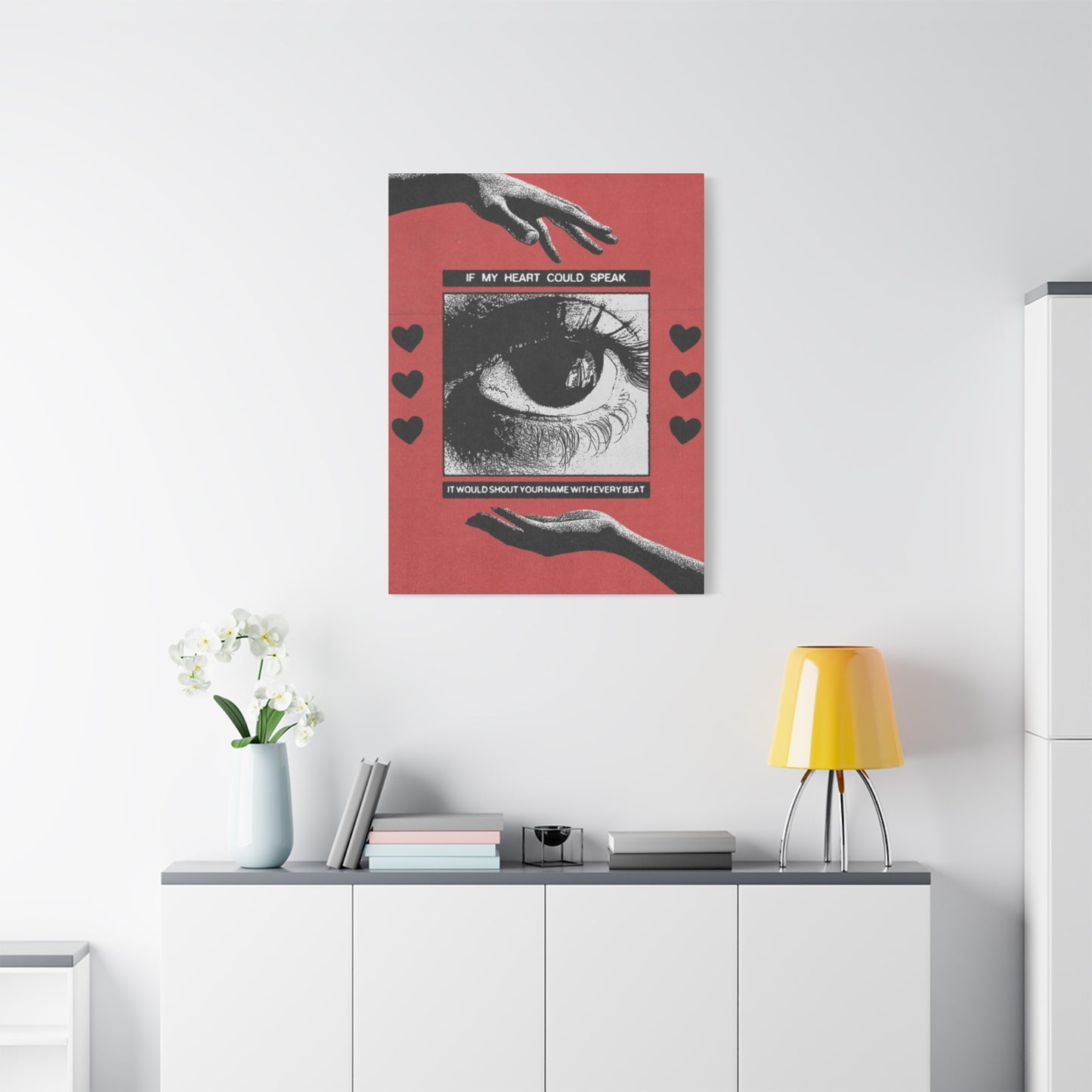 Eye Painting Mixed Media Wall Art & Canvas Prints