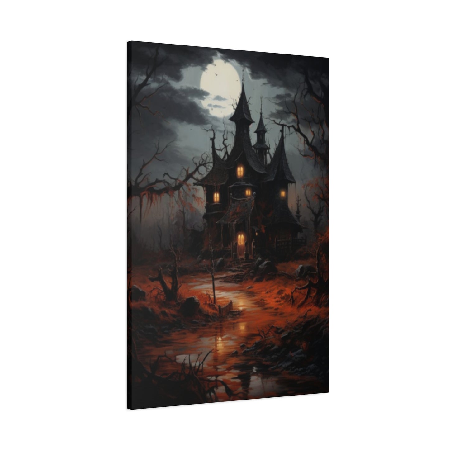 Halloween Home Painting Wall Art & Canvas Prints