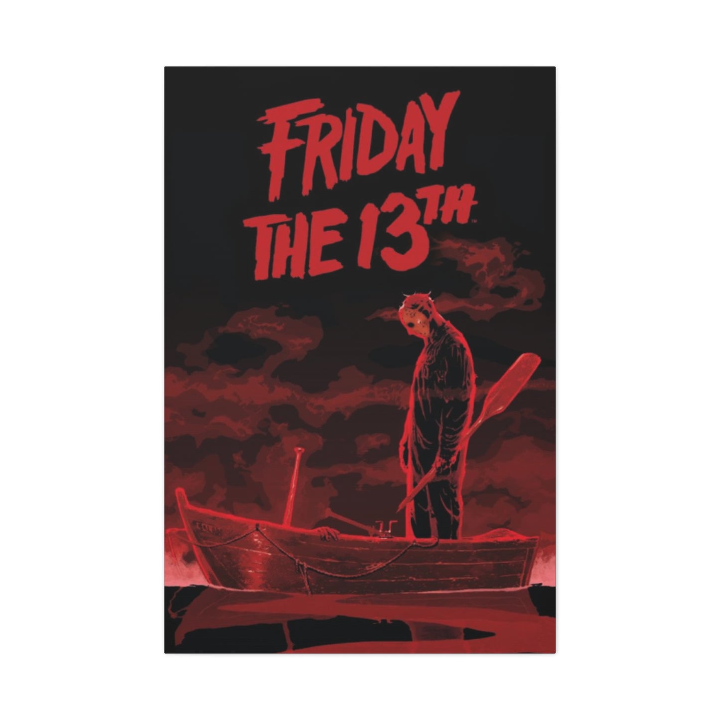 Friday The 13th Horror Movie Poster Wall Art & Canvas Prints