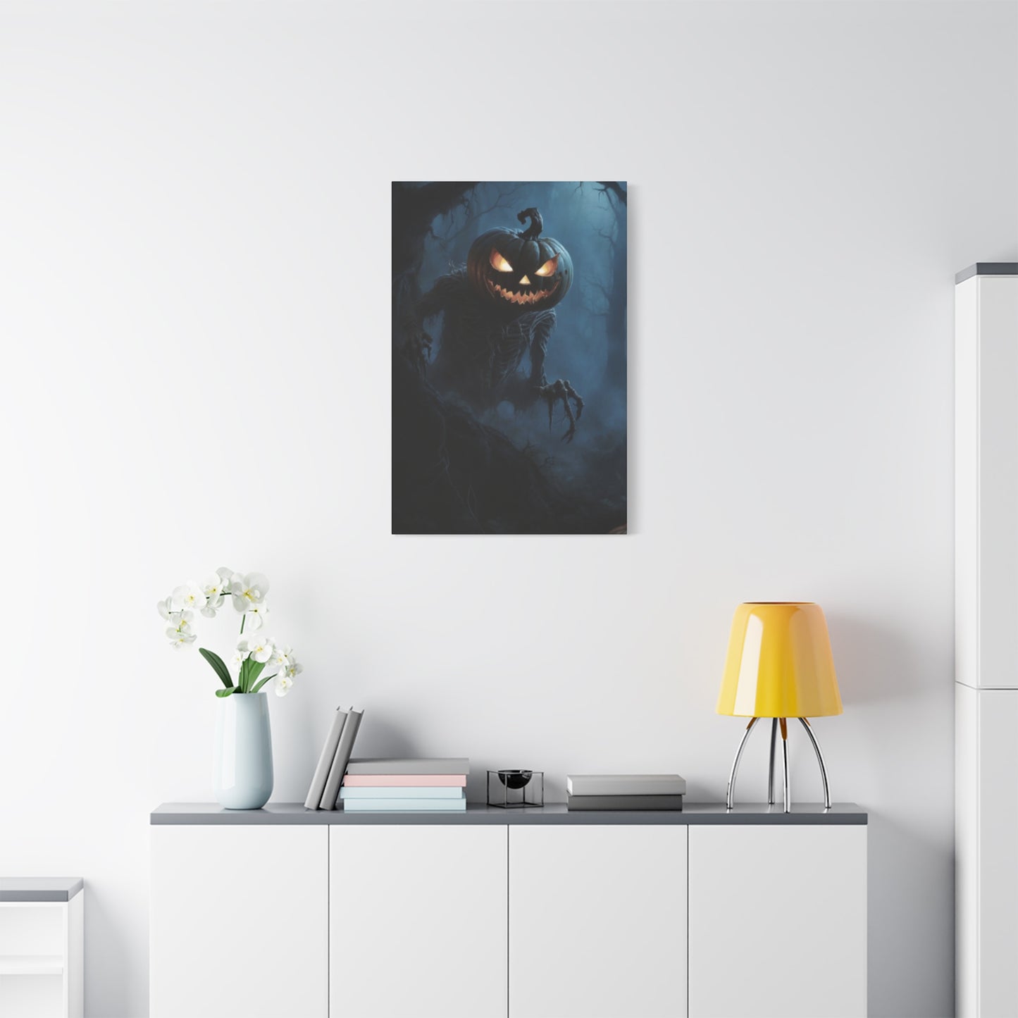 Halloween Scary Painting Wall Art & Canvas Prints