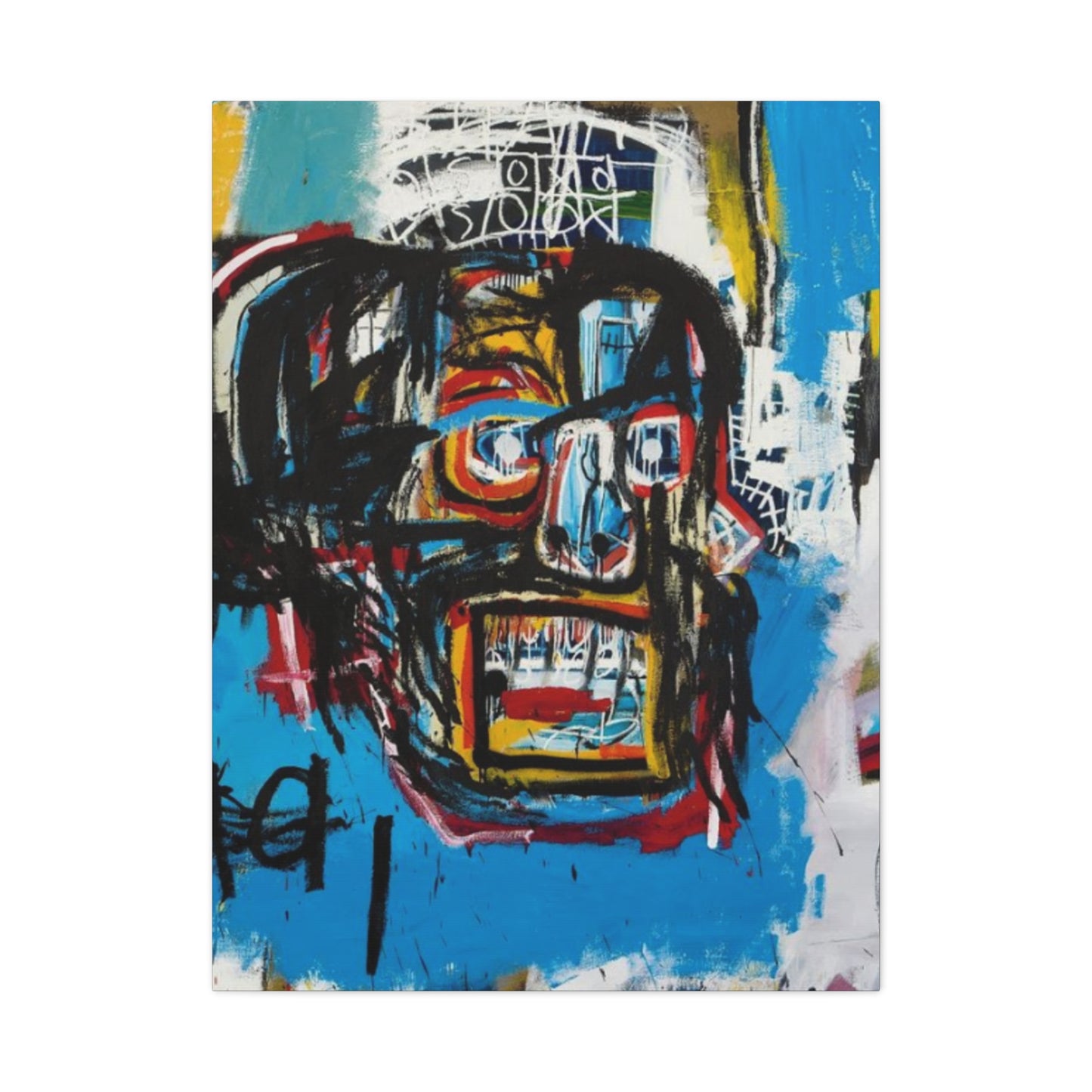 Scary Face Abstract Modernism Wall Art & Canvas Prints