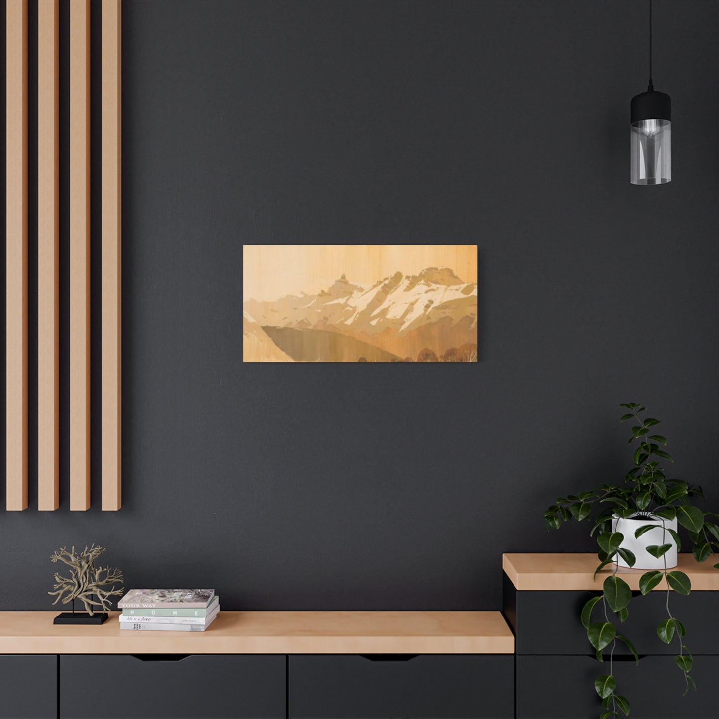 Sepia Tone Mountain Panoramas Wall Art & Canvas Prints