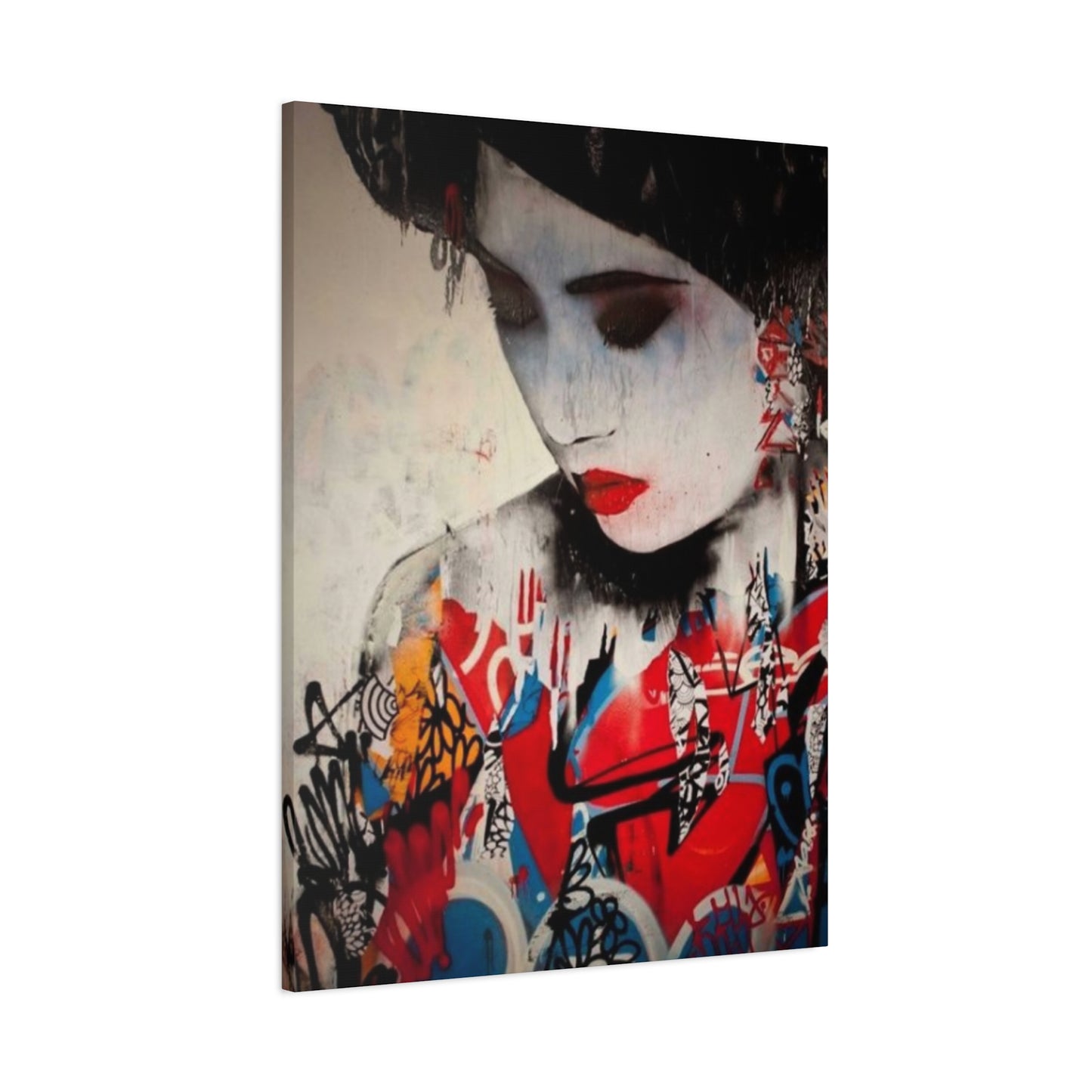 Women Face Abstract Modernism Wall Art & Canvas Prints