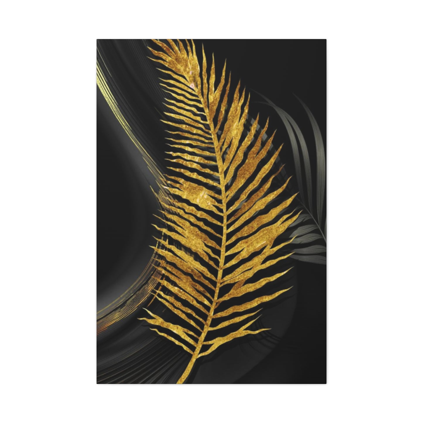 Golden Leaf Art Wall Art & Canvas Prints