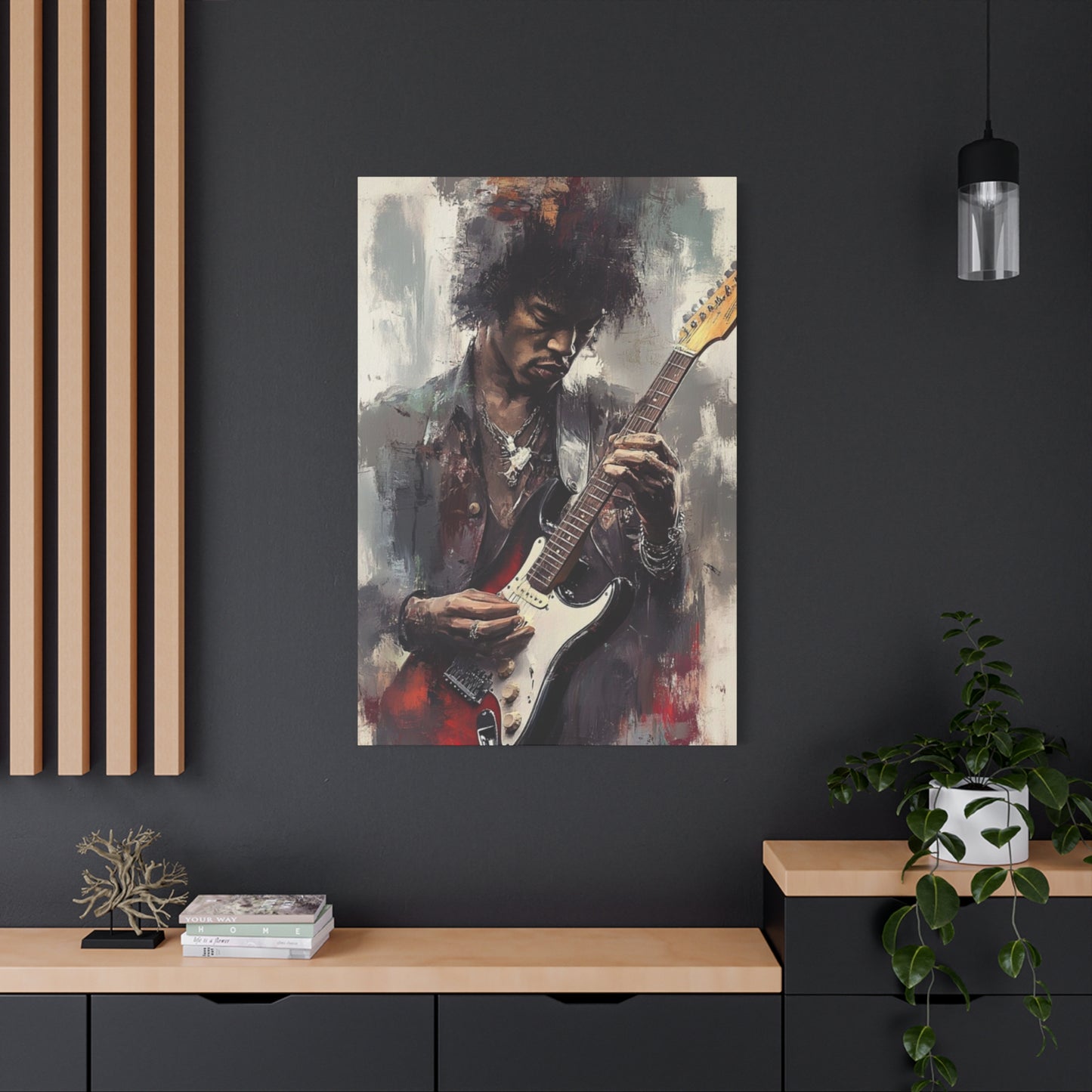 Jimi Hendrix Playing Guitar Wall Art & Canvas Prints