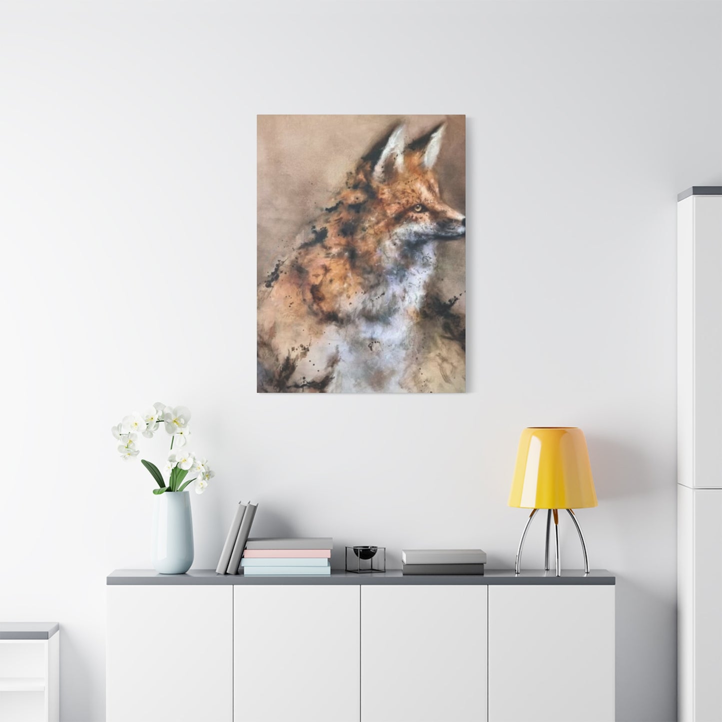 The Fox Abstract Wall Art & Canvas Prints