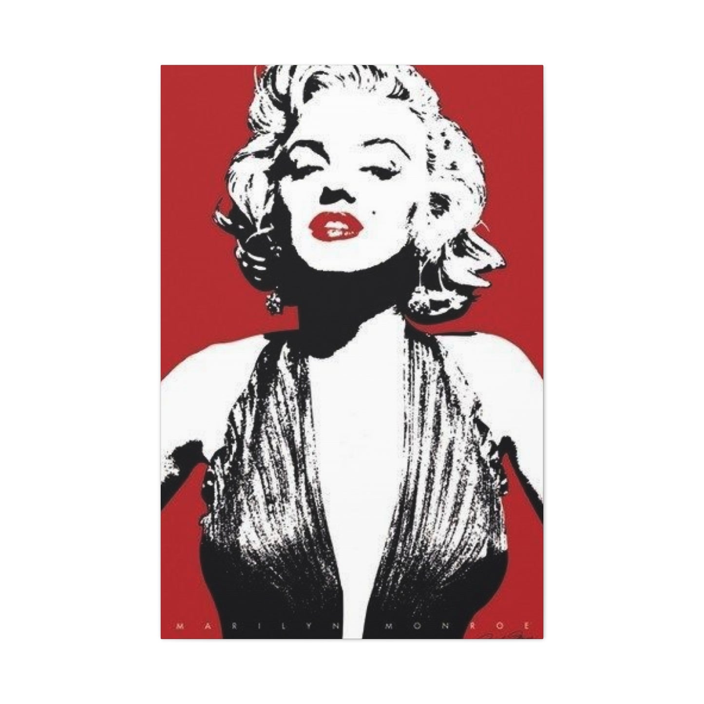 Red Poster Marilyn Monroe Wall Art & Canvas Prints