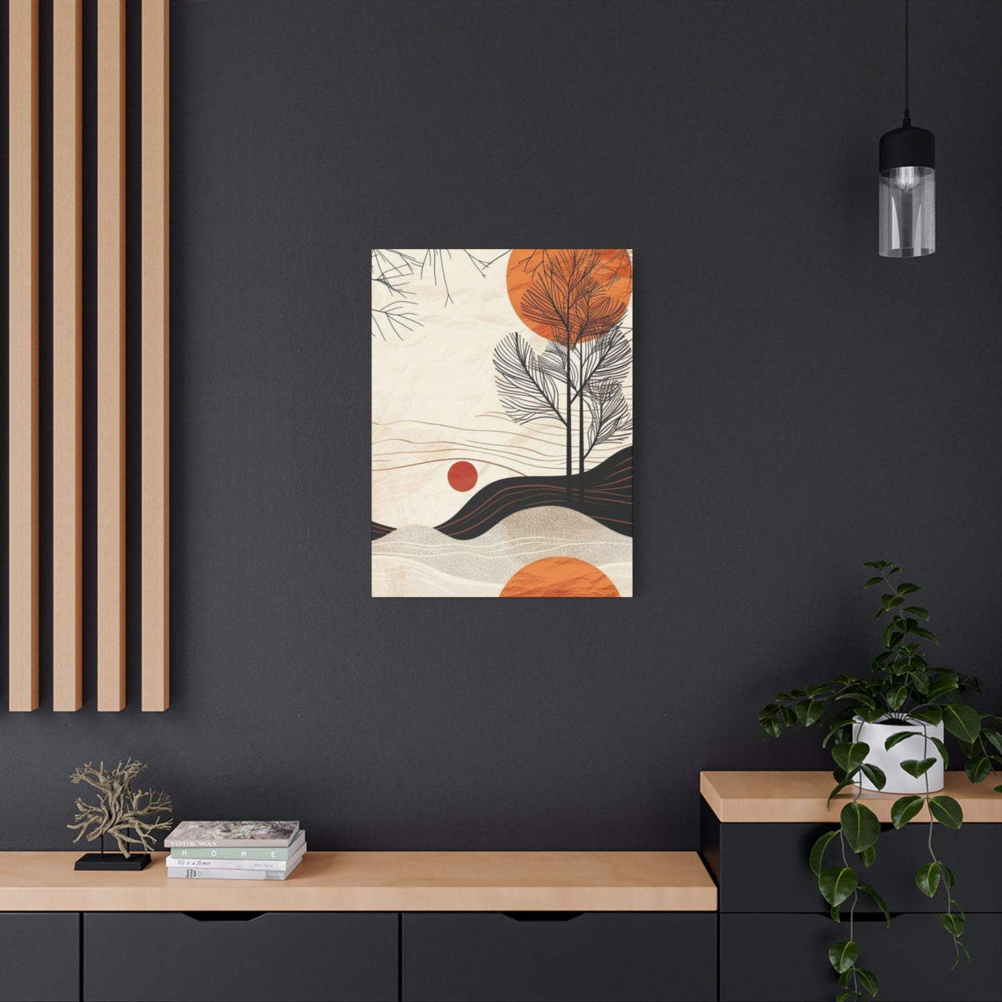 Minimalist Art Nouveau Landscape Modernism Wall Art & Canvas Prints