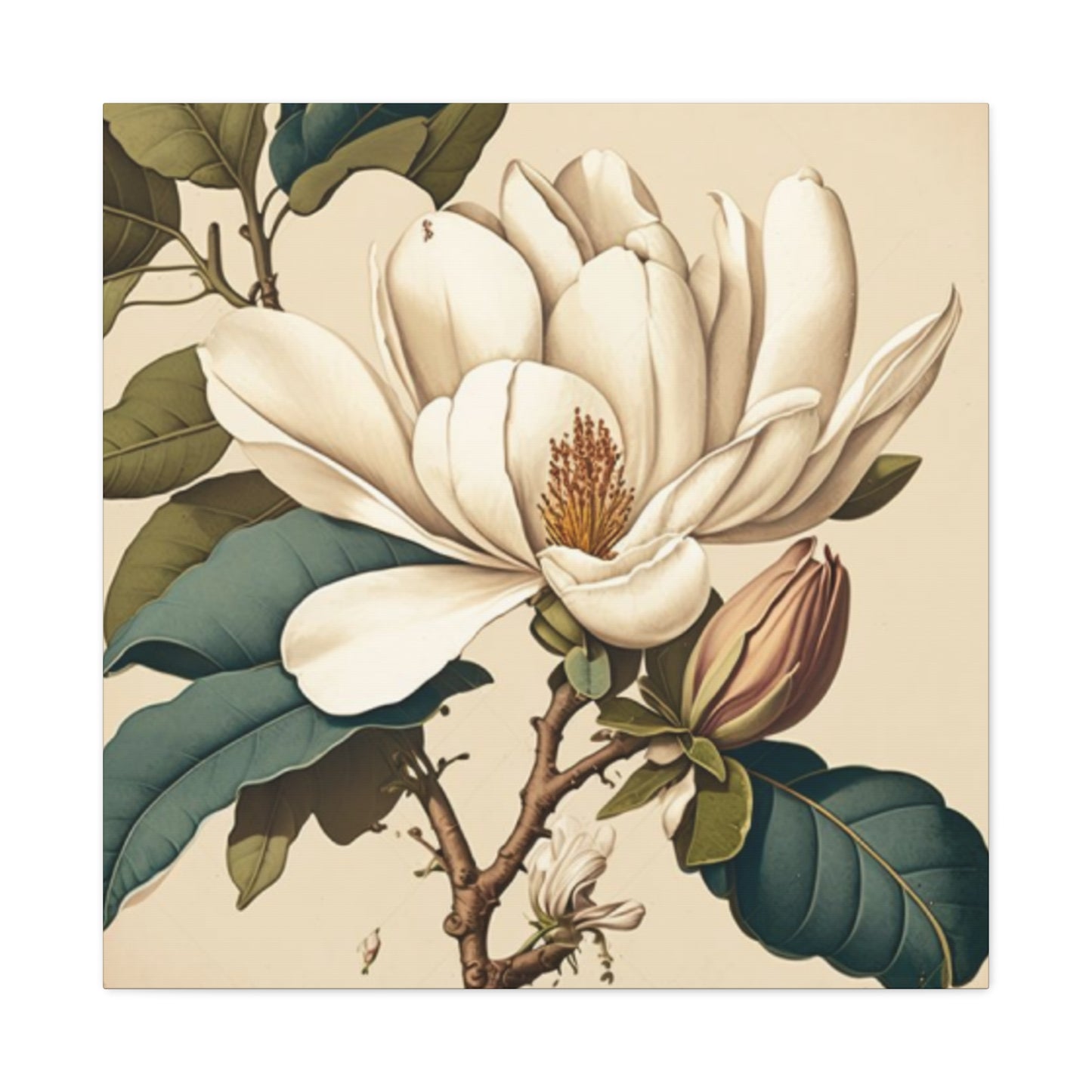 Beautiful Magnolia Flower Wall Art & Canvas Prints