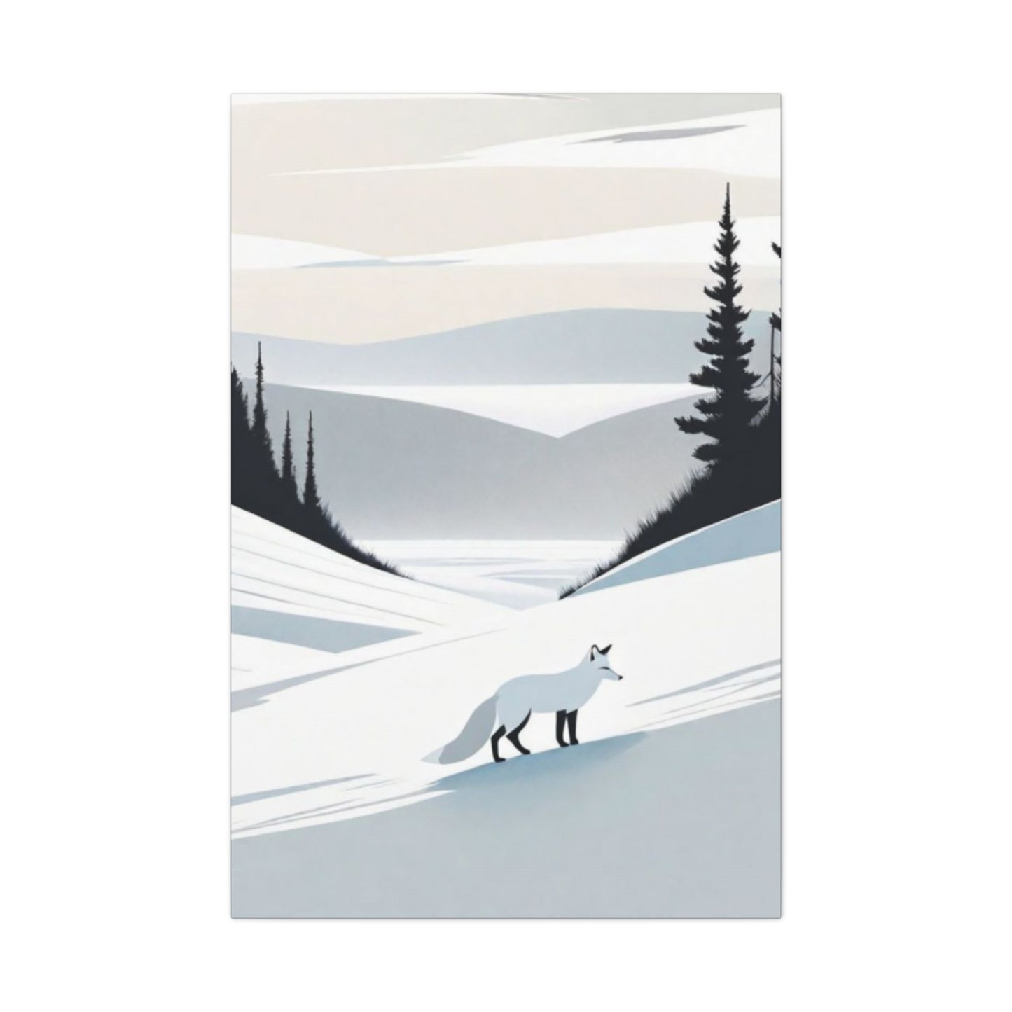 Snow Fox Wall Art & Canvas Prints