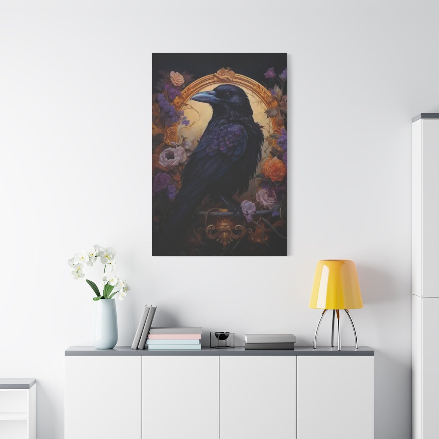 Scary Crow Wall Art & Canvas Prints