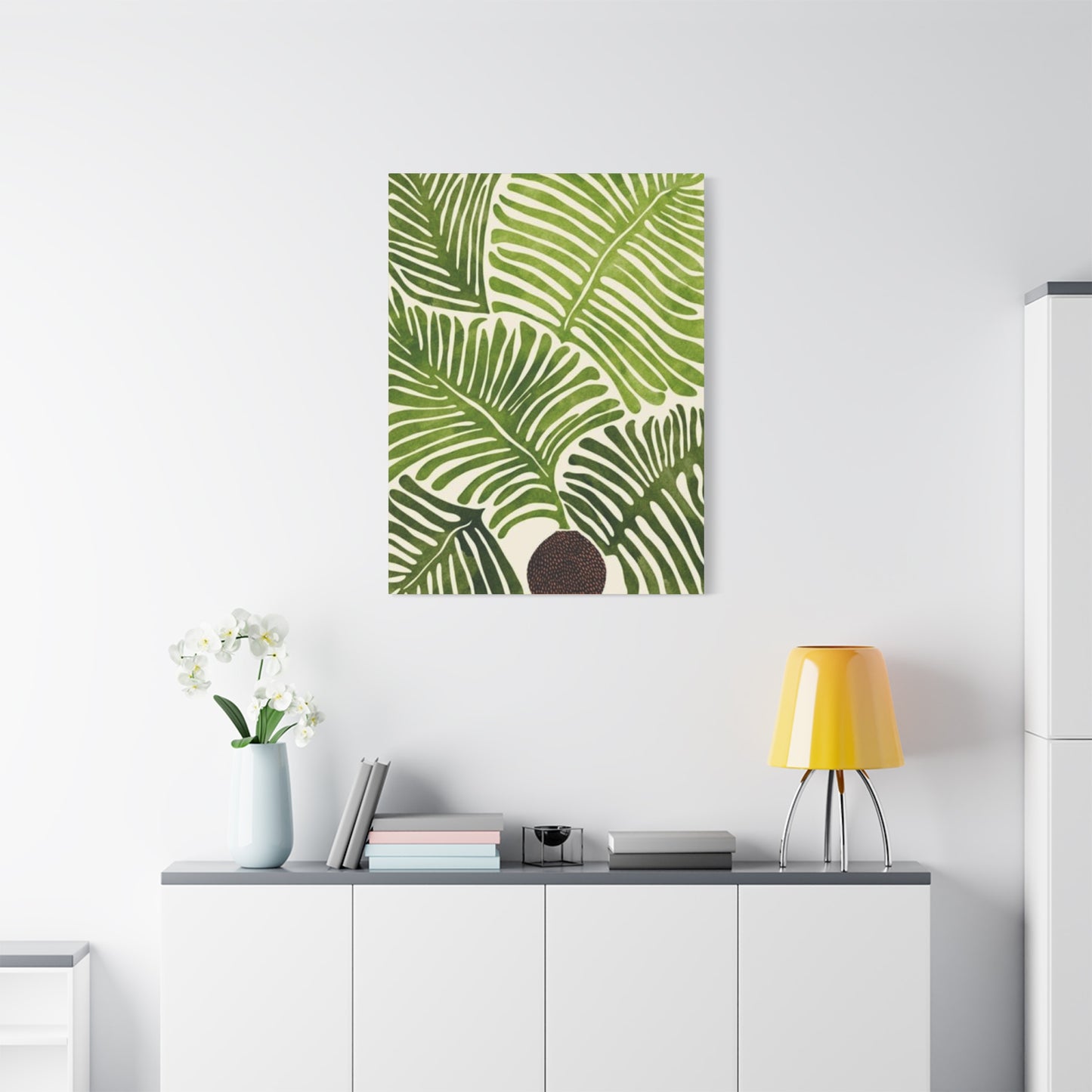 Beautiful Leaves Plant Olive Green Wall Art & Canvas Prints