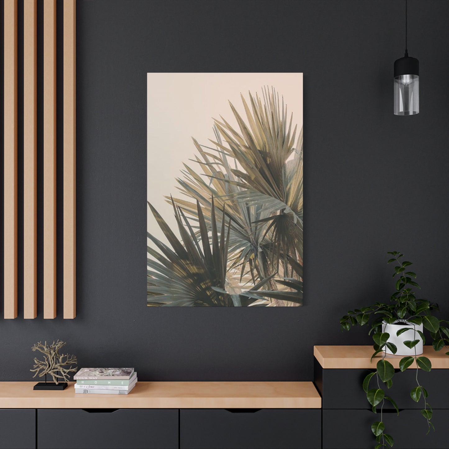 Palm Tree Leaves Close Up Wall Art & Canvas Prints