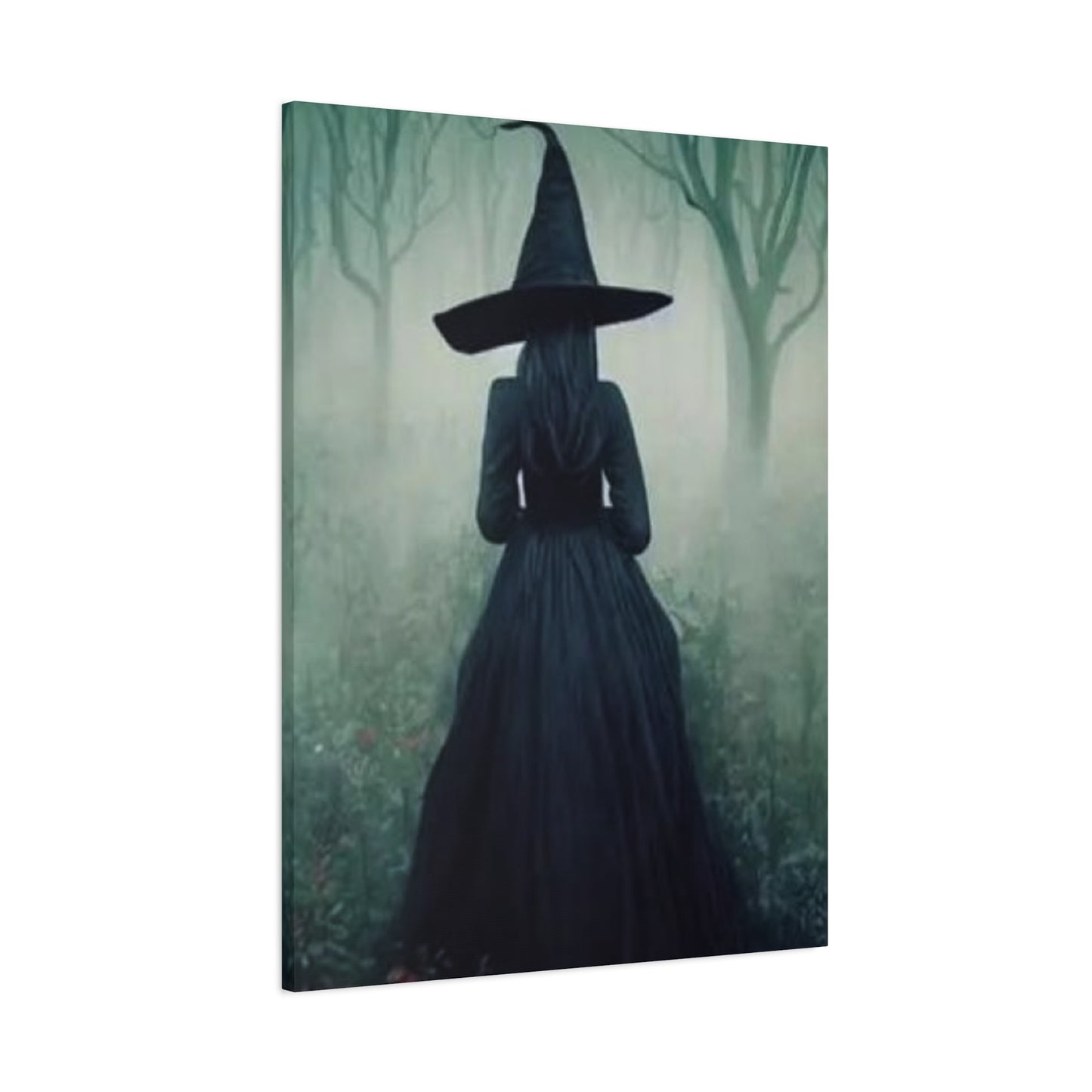 Halloween Witch Painting Wall Art & Canvas Prints