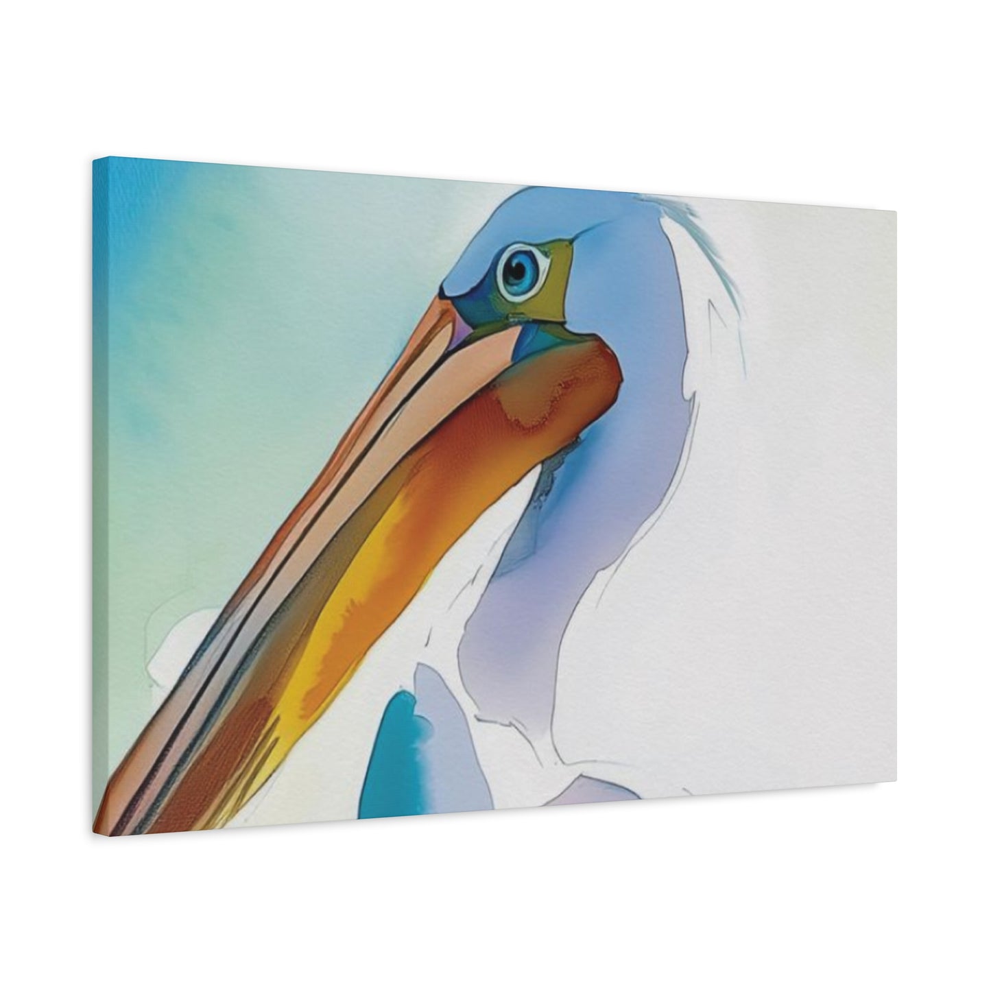 Pelican Colorful Painting Wall Art & Canvas Prints