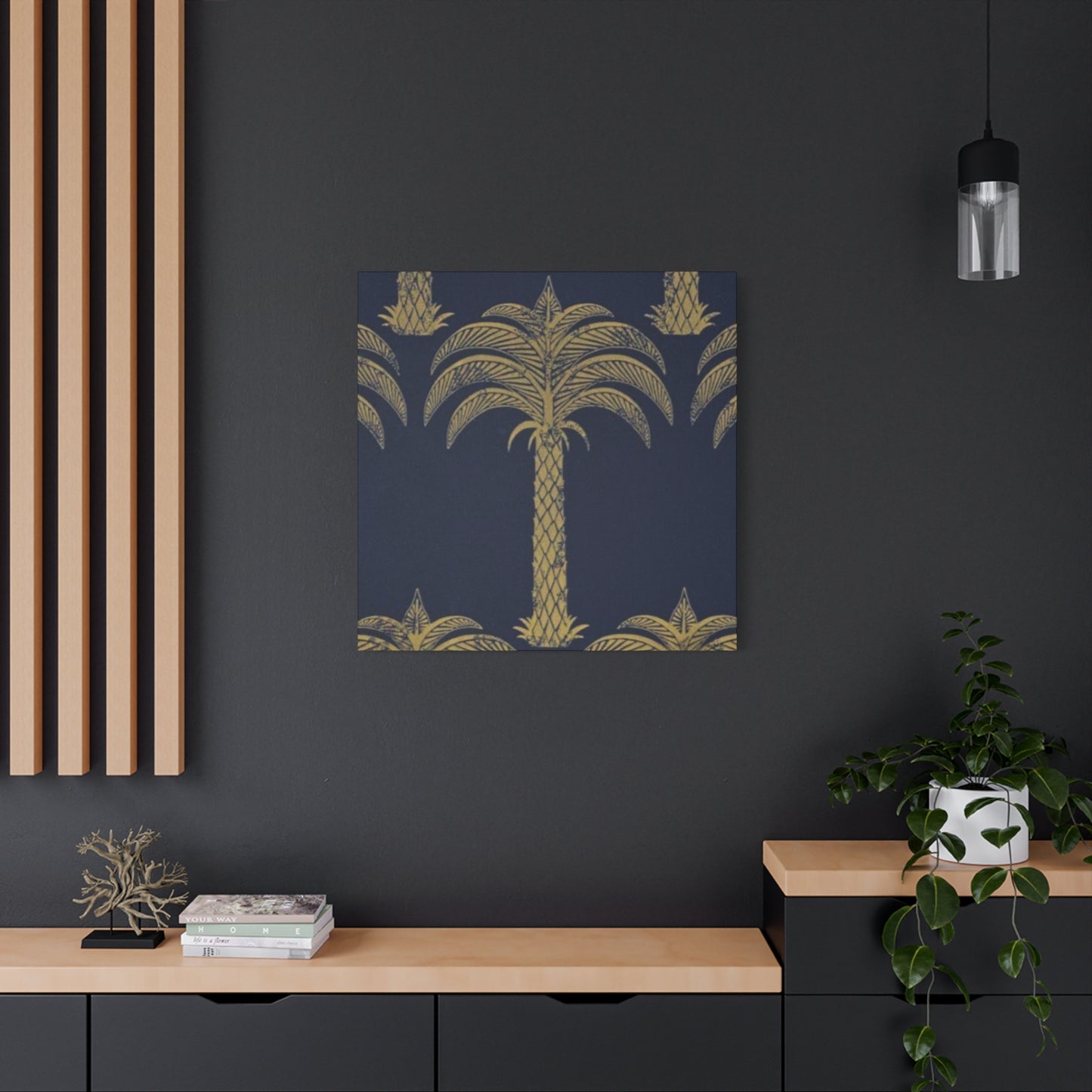 Palm Tree Symbol Decor Wall Art & Canvas Prints