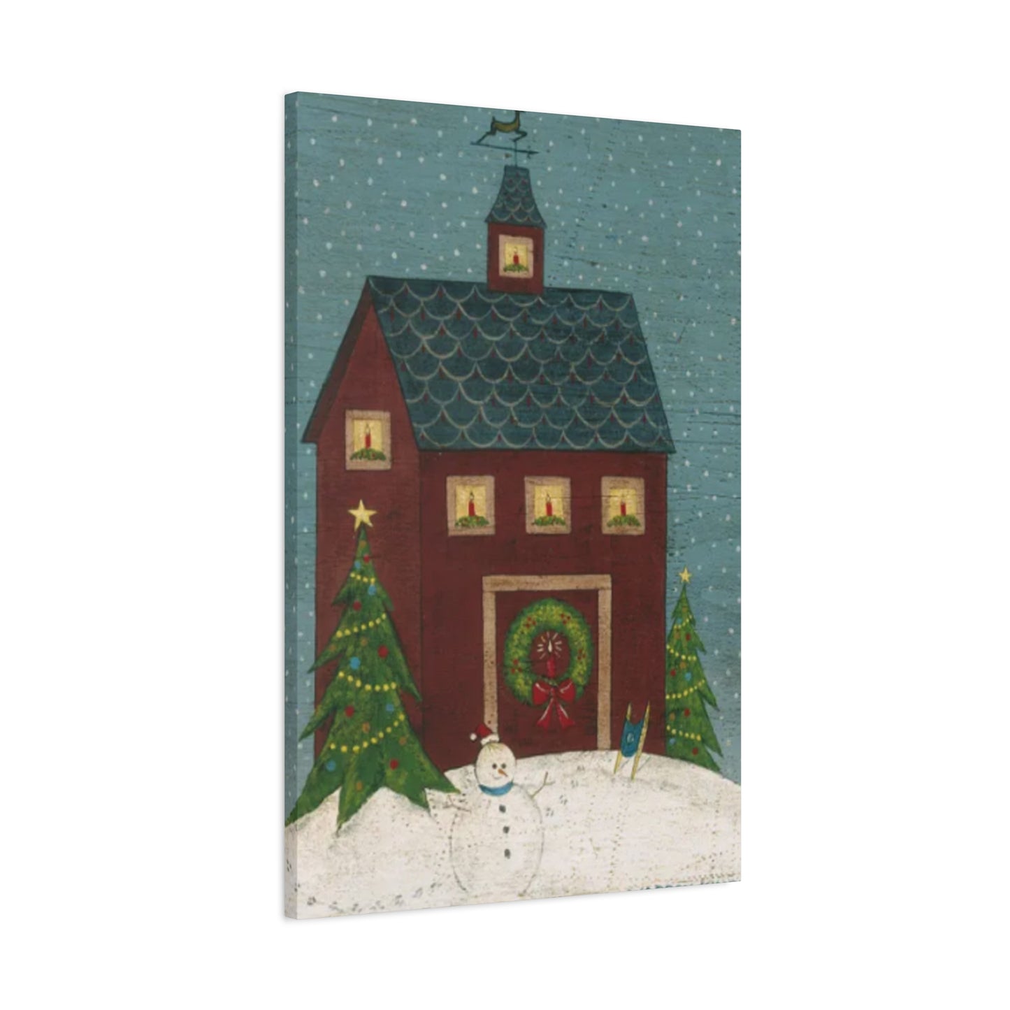 Christmas House Kimble Warren Wall Art & Canvas Prints