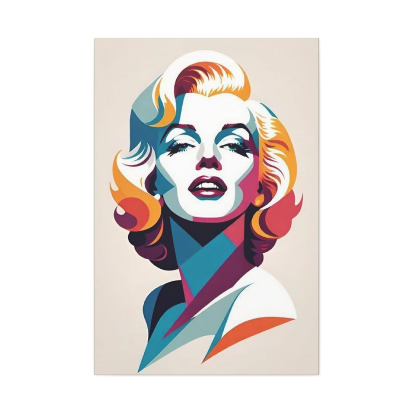 Beautiful Dress Of Marilyn Monroe Painting Wall Art & Canvas Prints