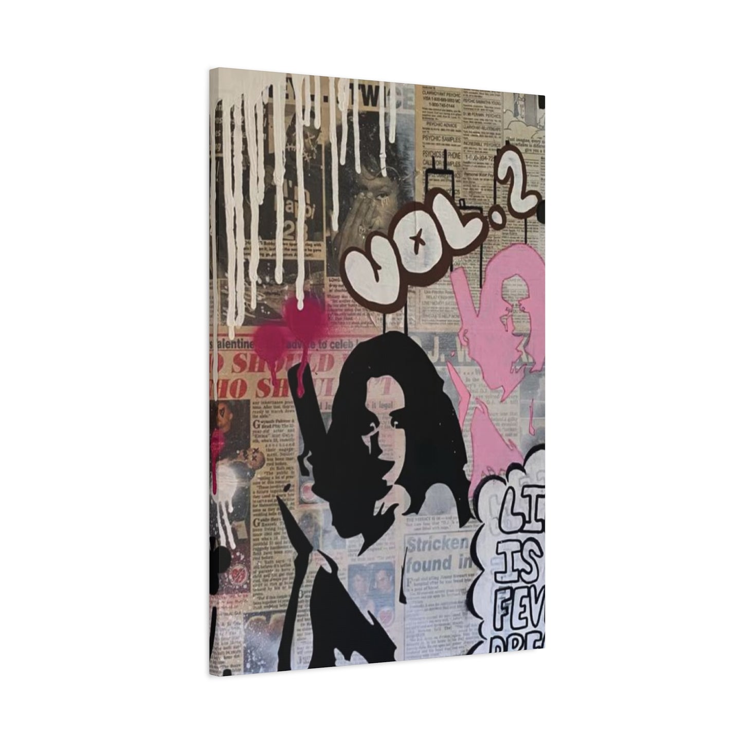 Vol. 2 Abstract Painting Mixed Media Wall Art & Canvas Prints