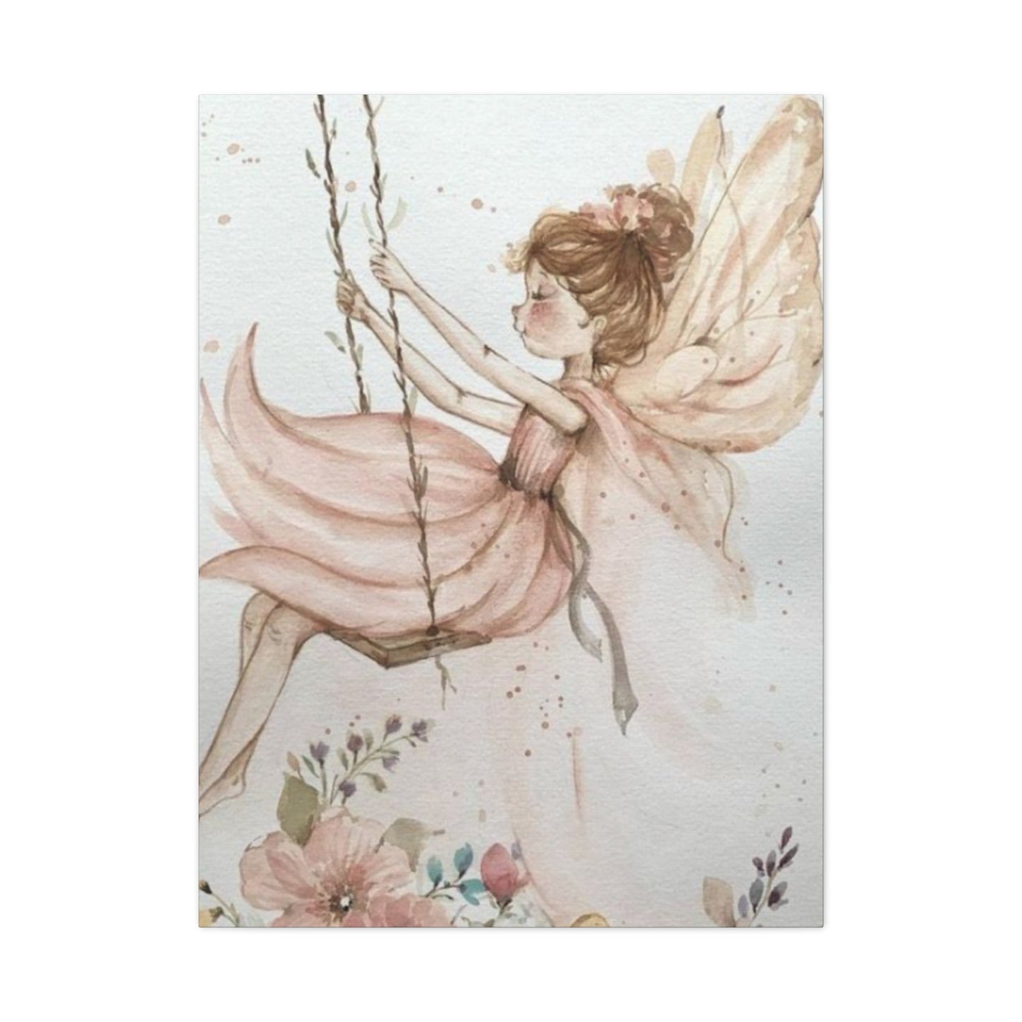 Girl Swing Fairies Wall Art & Canvas Prints