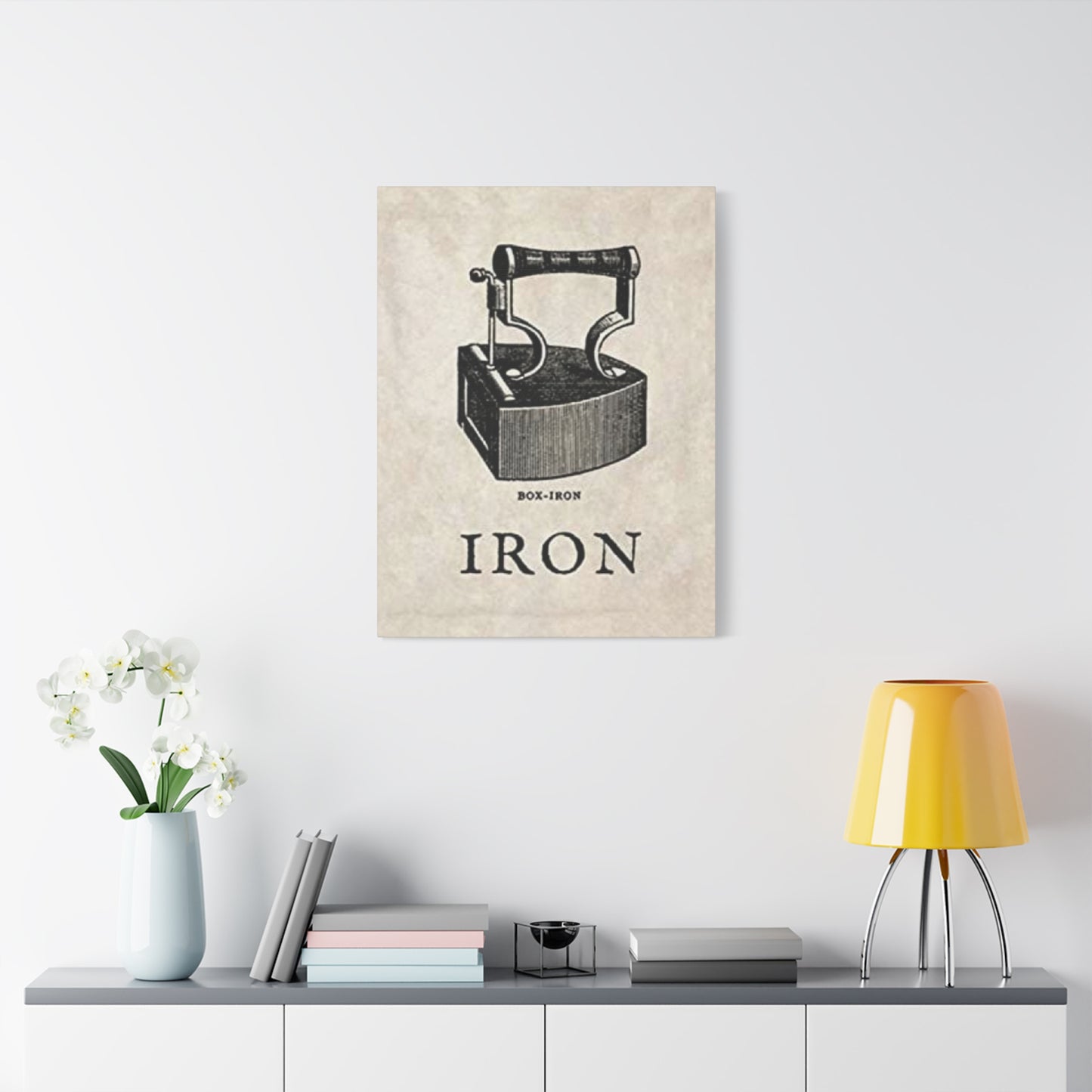 Box Iron Laundry Wall Art & Canvas Prints